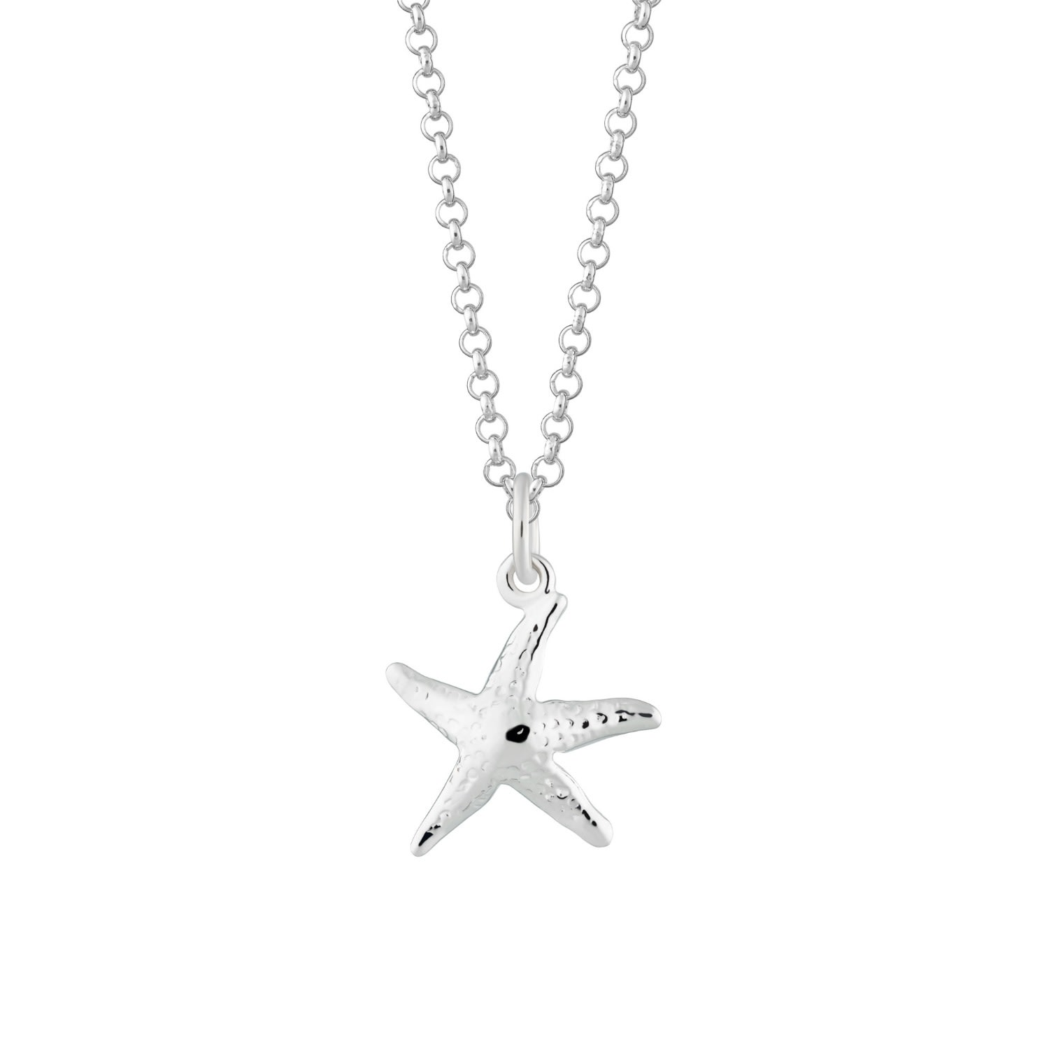 Women’s Sterling Silver Starfish Necklace Lily Charmed