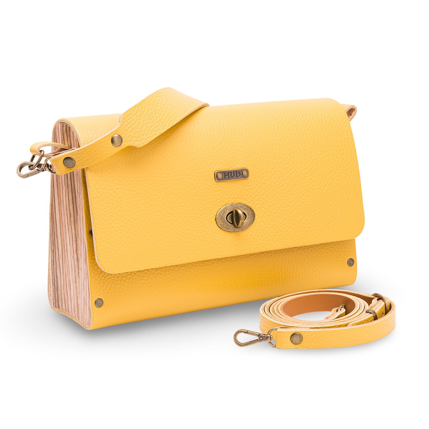 Mud - Manufacture Under Design Women's Leonor Medium Bag - Yellow In Yellow