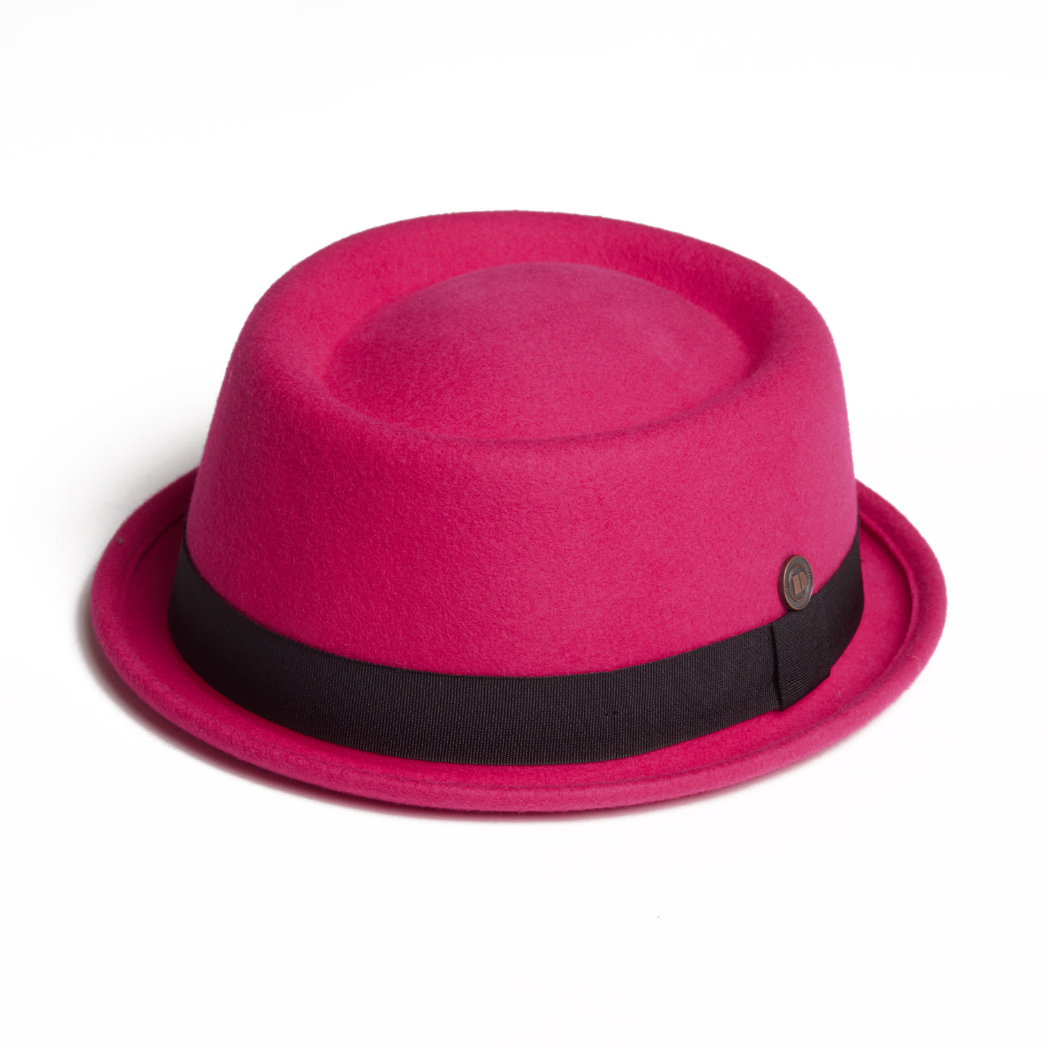 Dasmarca Hats Men's Pink / Purple Jack Fuchsia Felt Skimpy Brim Short Brim Rude Boy Mod Style Porkpie Hat In Multi
