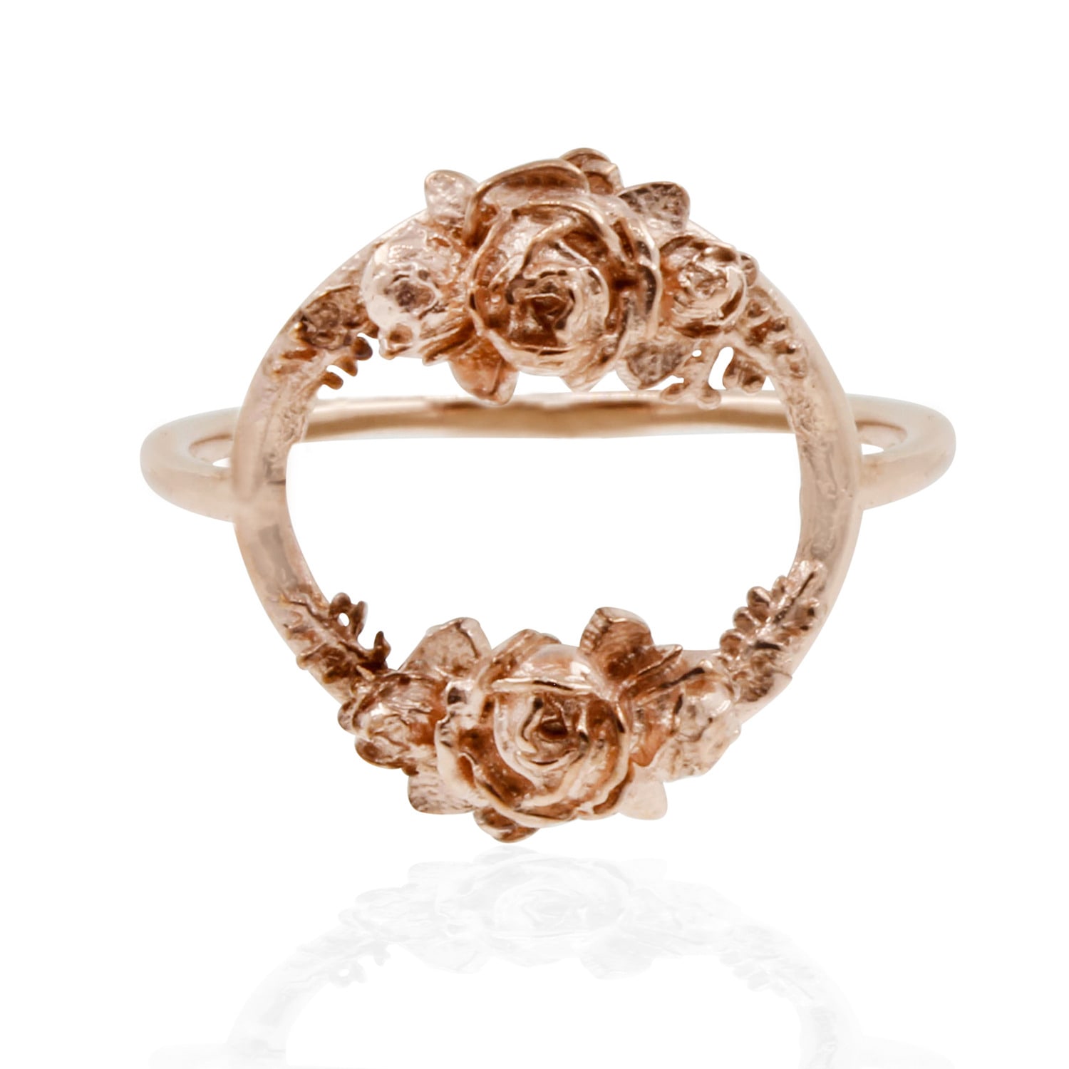 Women’s Rose Halo Ring - Rose Gold Lee Renee