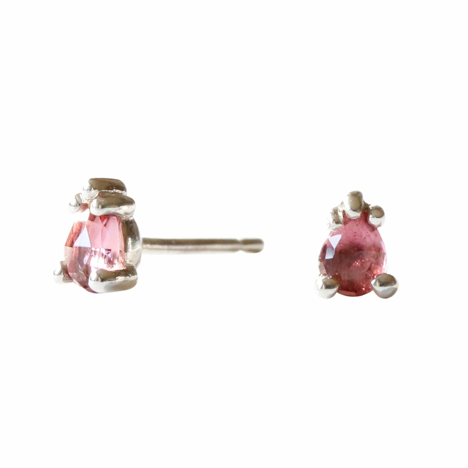 Lee Renee Women's Pink Tourmaline Earrings - Silver In Silver