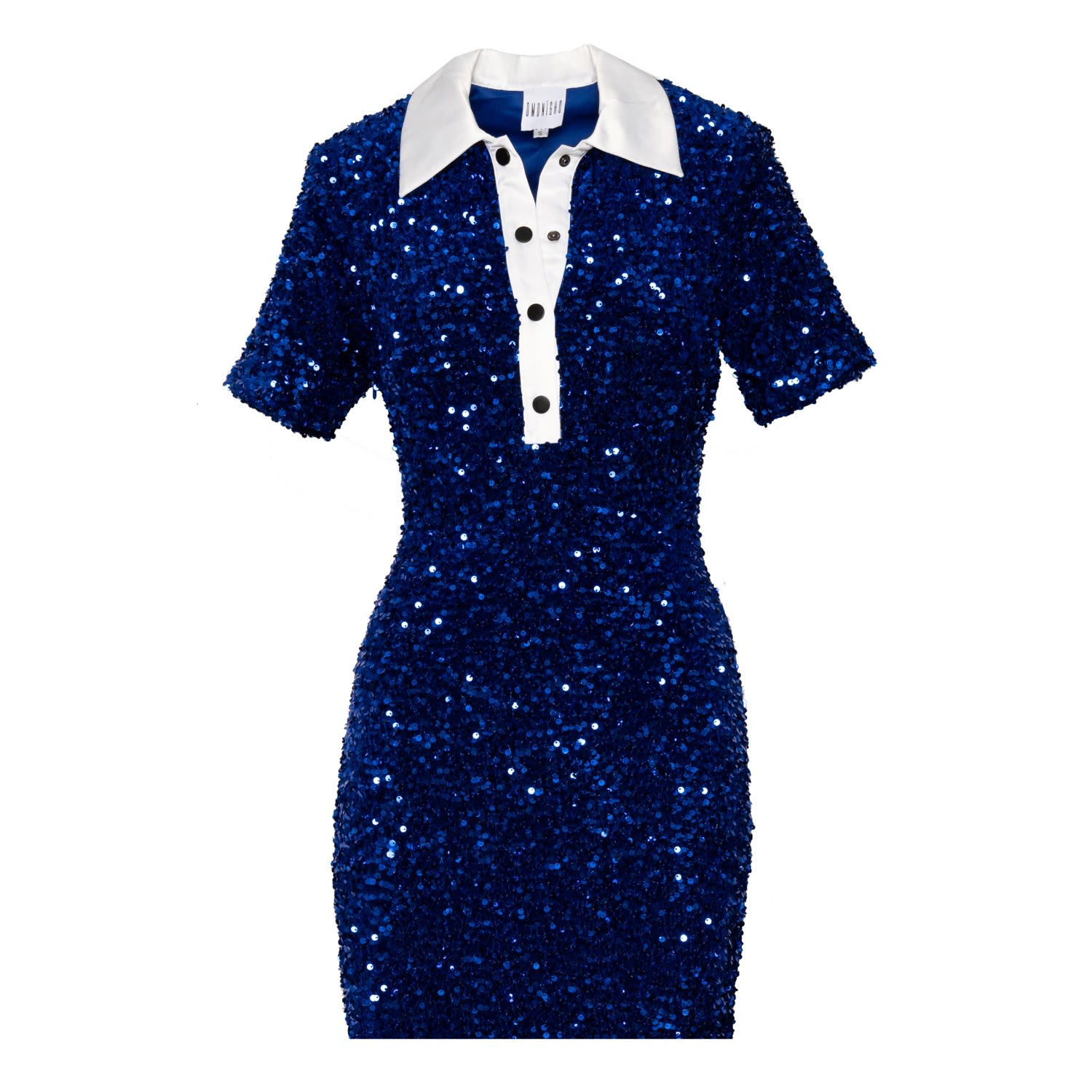 Ofuure Women's Daya Sequin Mini Dress In Blue Sapphire In Blue