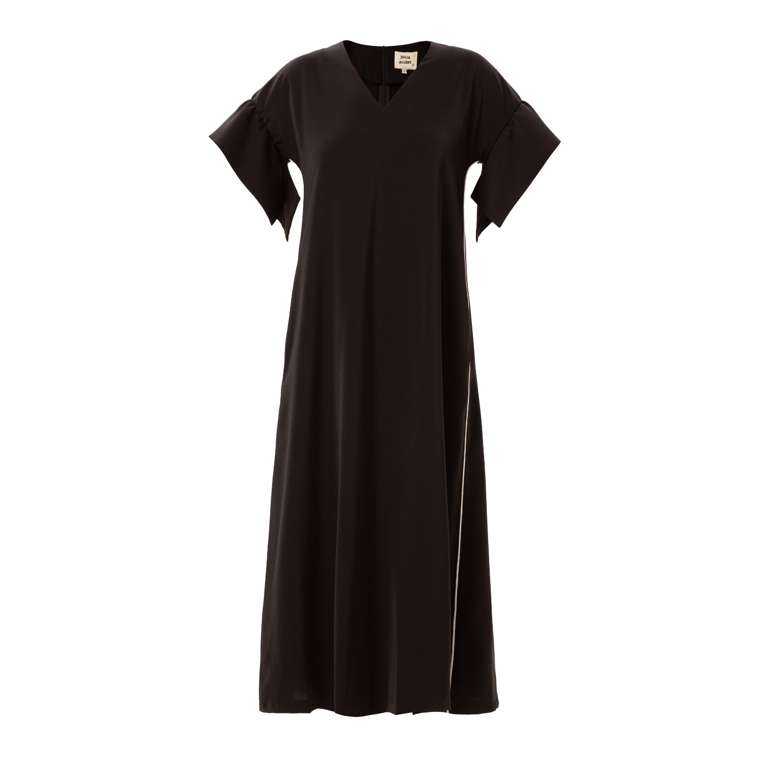Women’s Black A-Line Long Dress Medium Julia Allert