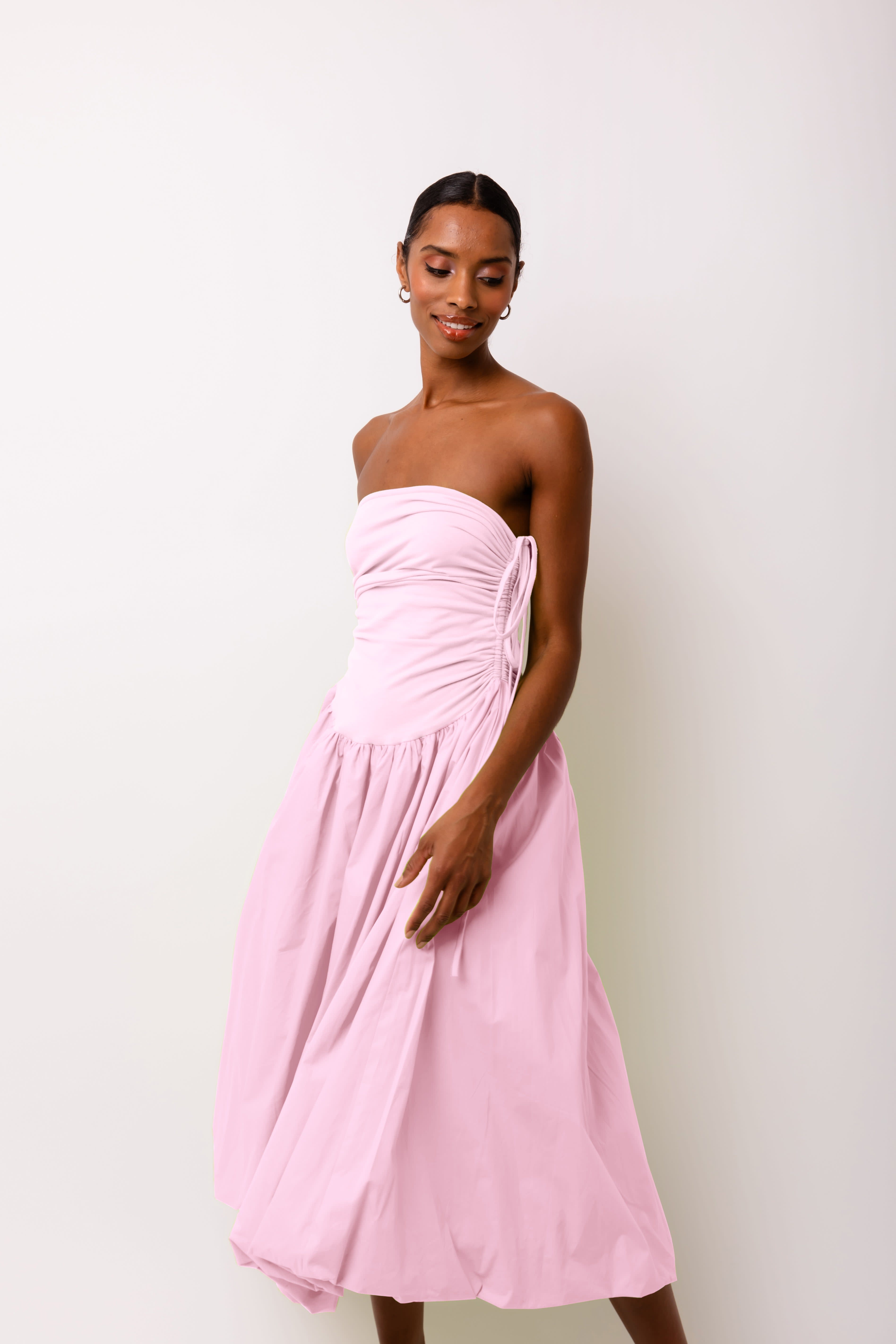 Alexa Baby Pink Puffball Dress | AMY LYNN | Wolf & Badger