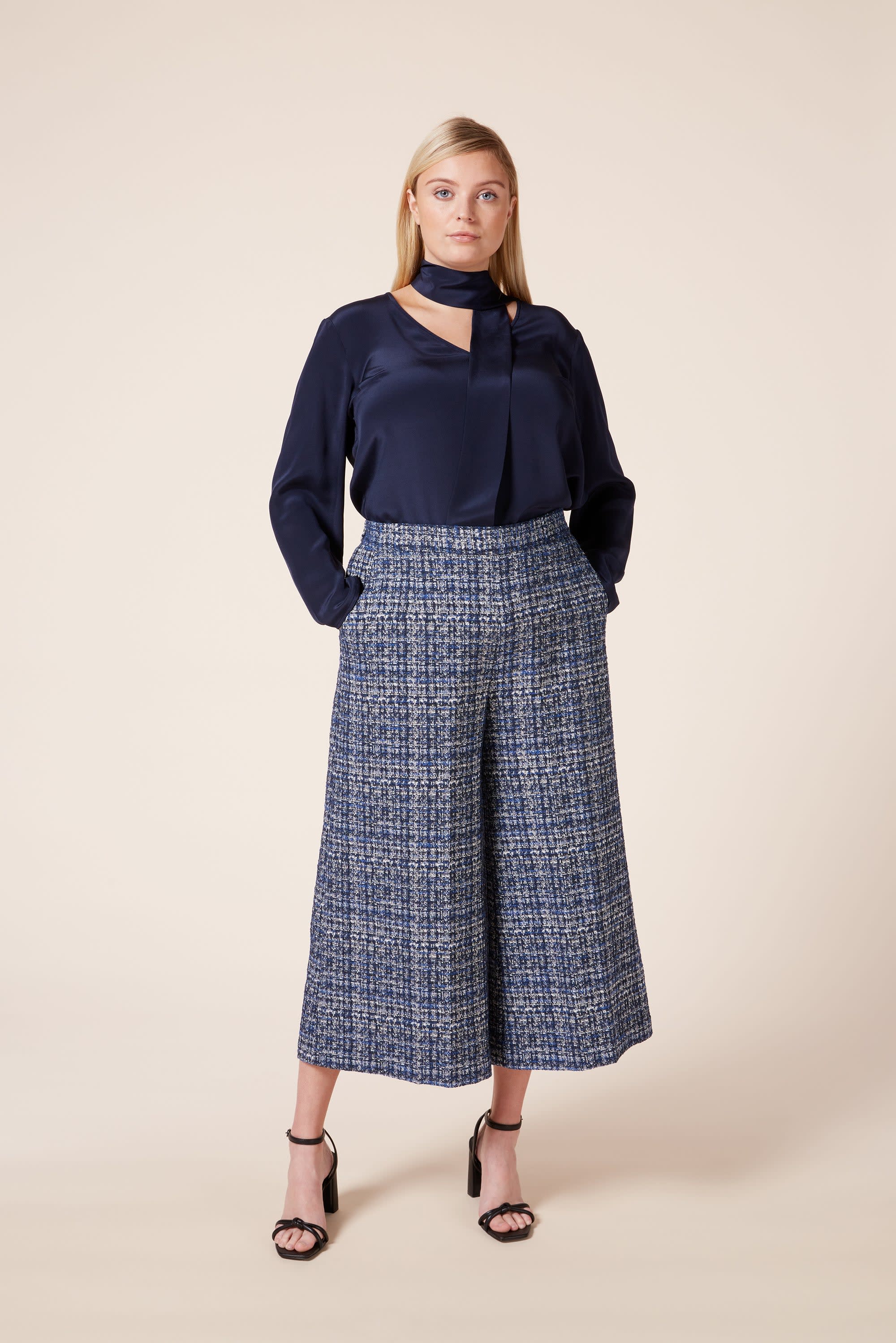 Tweed Effect Culottes | THE HOUR | Wolf & Badger