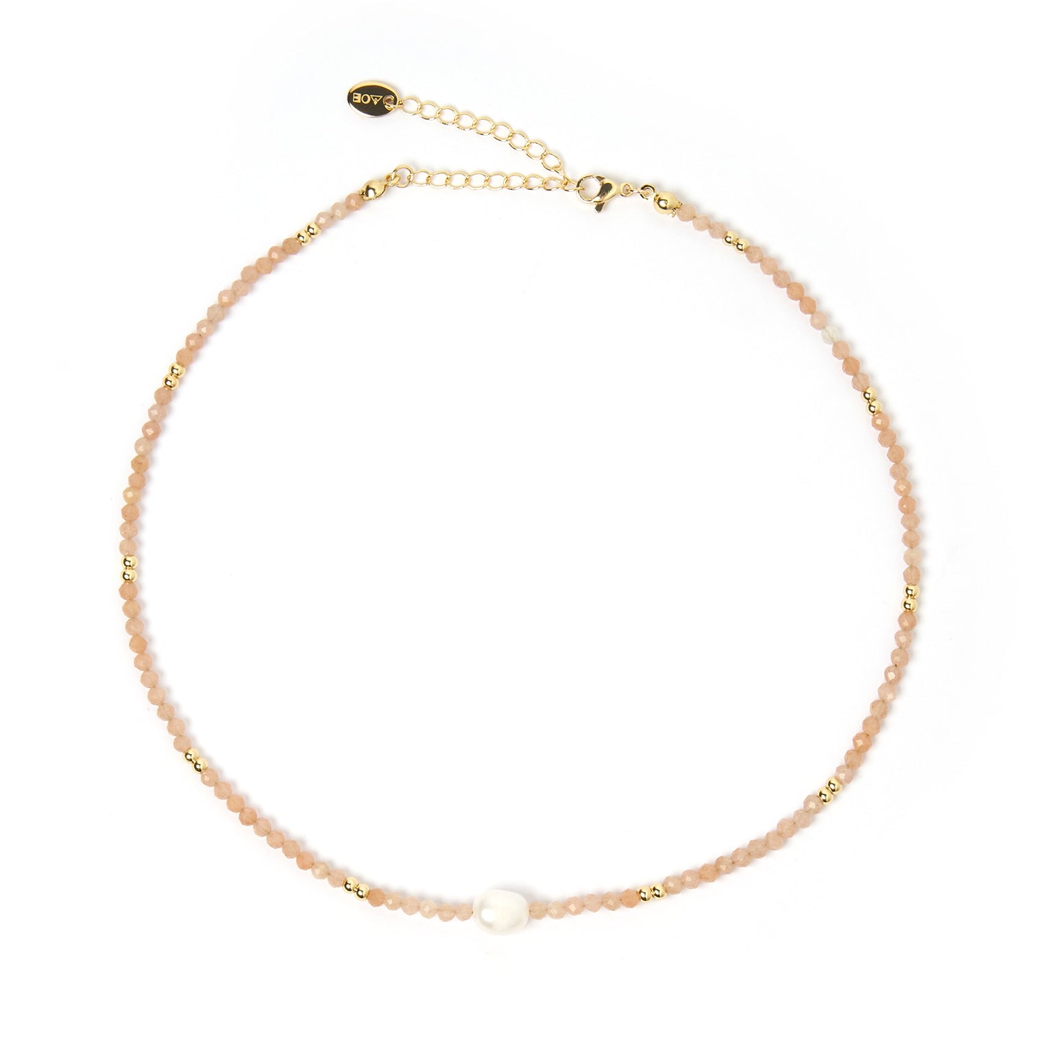 Arms Of Eve Women's Mila Gemstone & Pearl Choker In Yellow