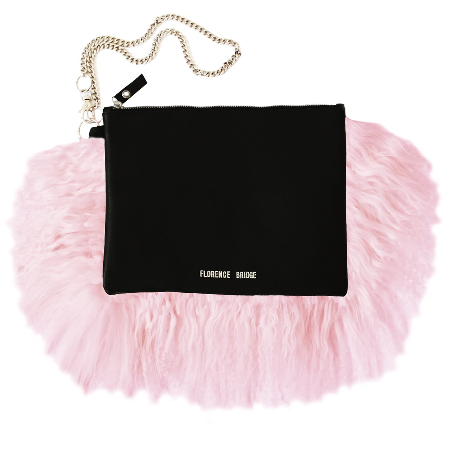 fluffy clutch bag