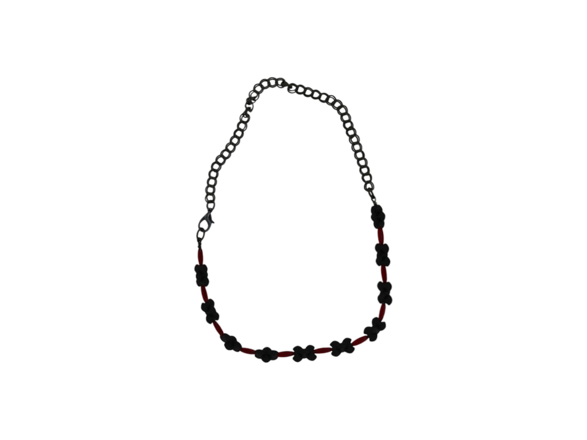 Vickisarge Women's Black / Red Vampire's Lair Simple Necklace