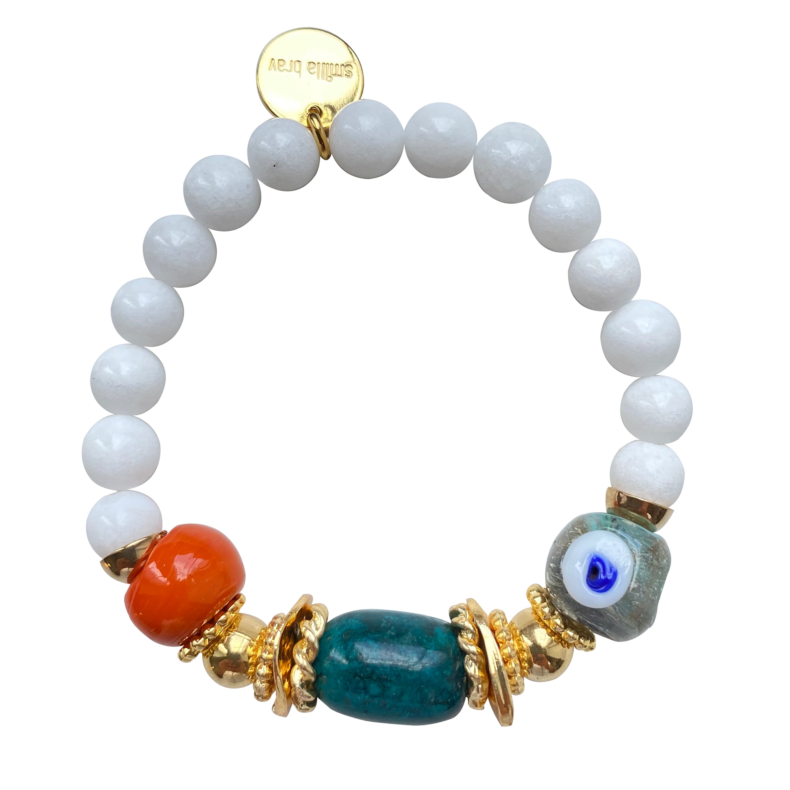 Women’s Evil Eye Ceramic Bracelet Peggy Smilla Brav