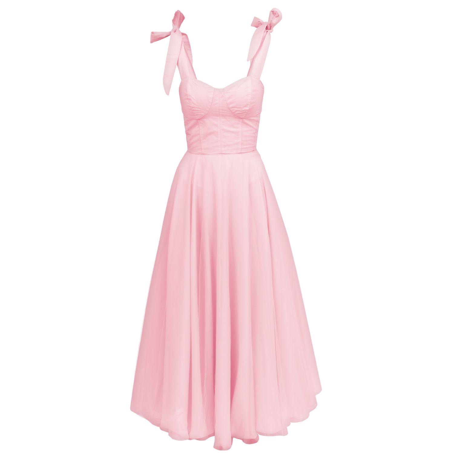 Viktoriabolla Women's Pink Soft Grace Tulle Dress