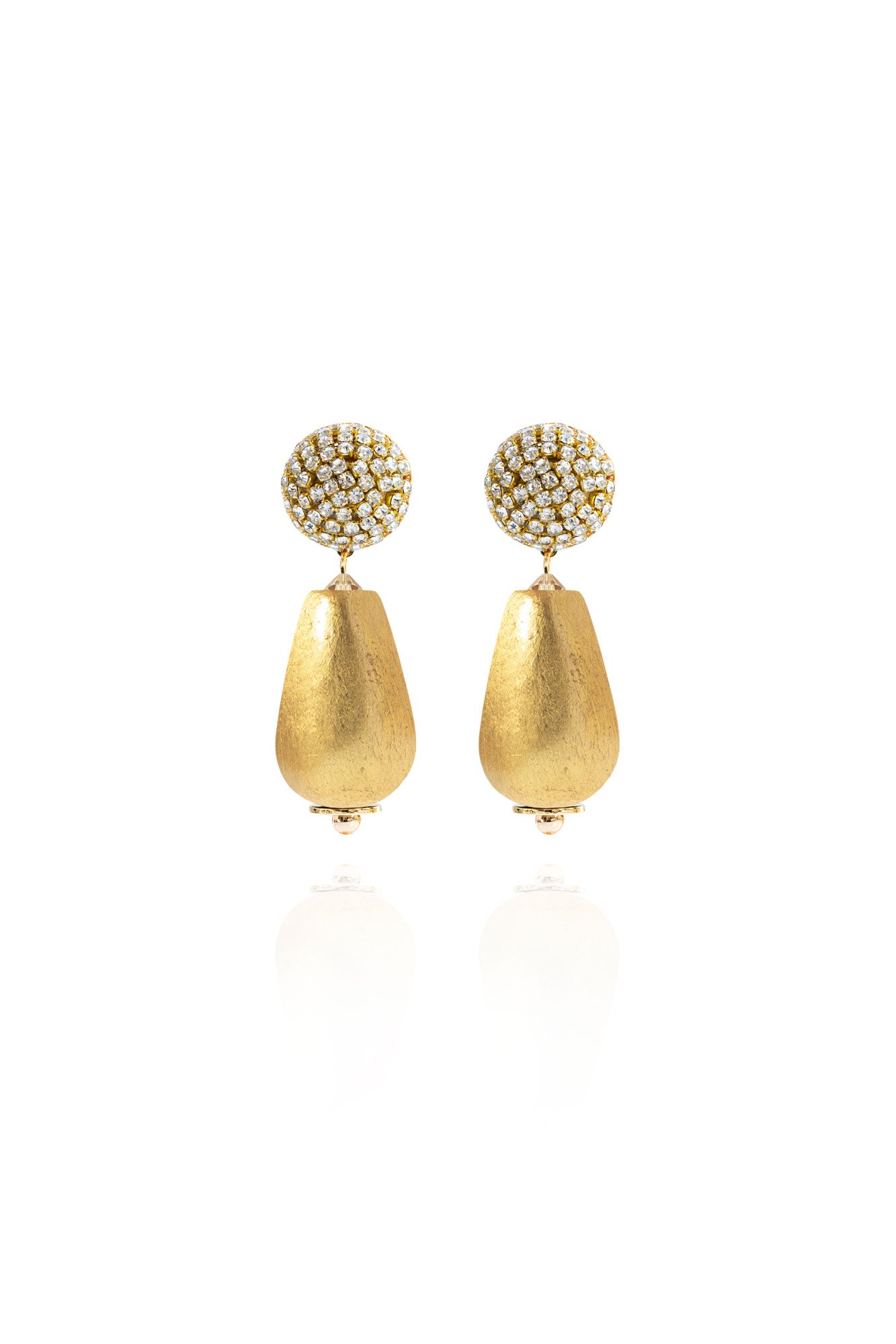 Women’s Dalia Earrings In Gilded Gold Saule Label