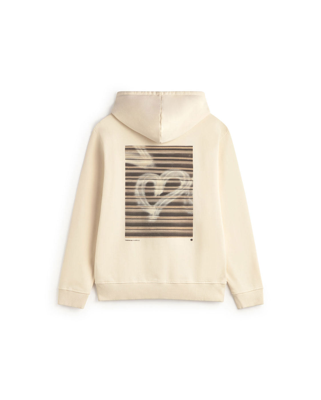 Thinking Mu White Grafitti Simon Hoodie In White