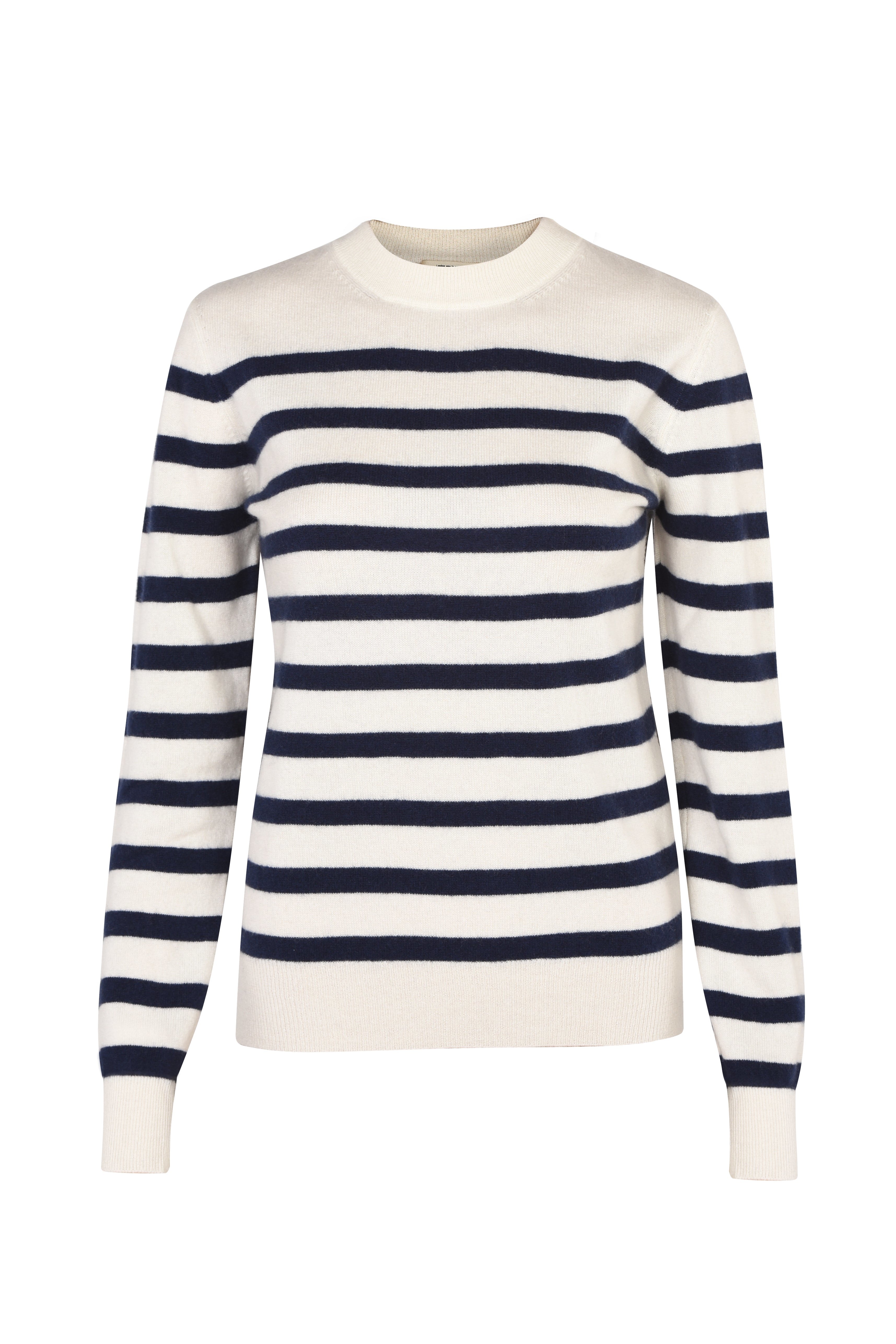Justlove Women's Blue / White Sailor Cruise Cashmere Sweater In Blue/white
