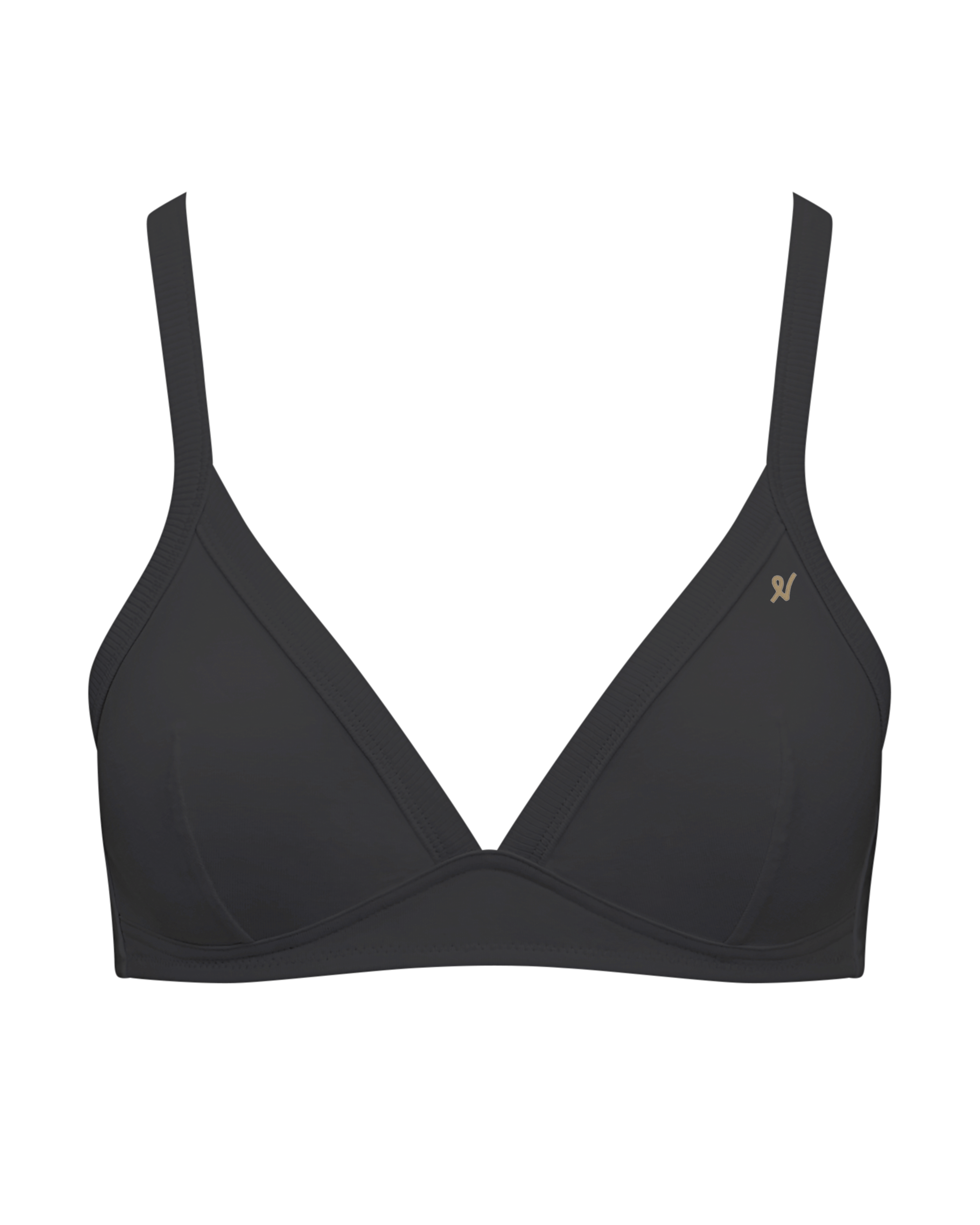 Women’s The Organic Cotton Easy Does It Bralette - Black Medium Nudea