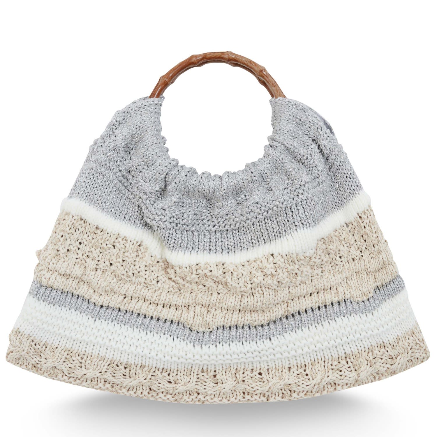 Women’s Joi Bag Knitwear Bag / Grey One Size Peraluna