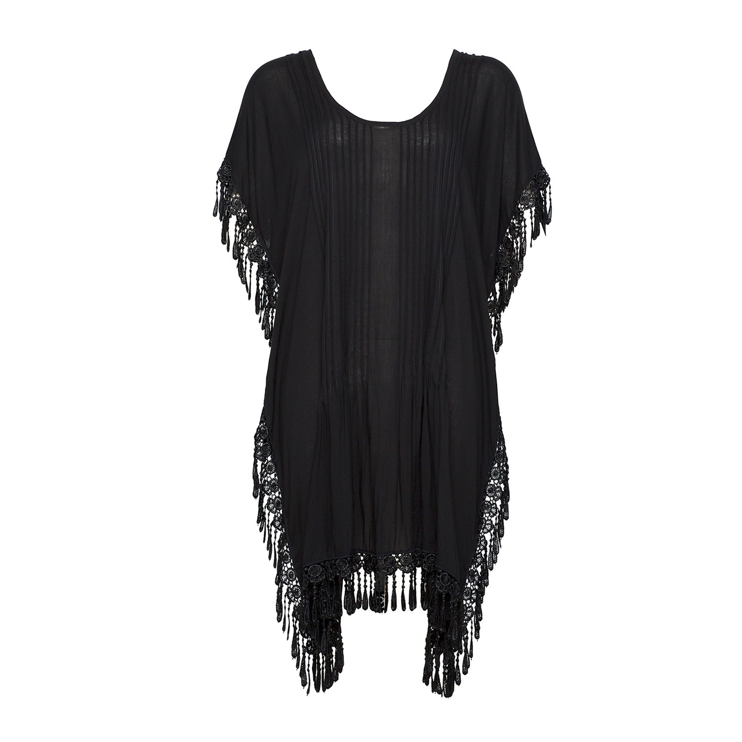 Women's The Dream Catcher Kaftan Black | One Size | House of Dharma
