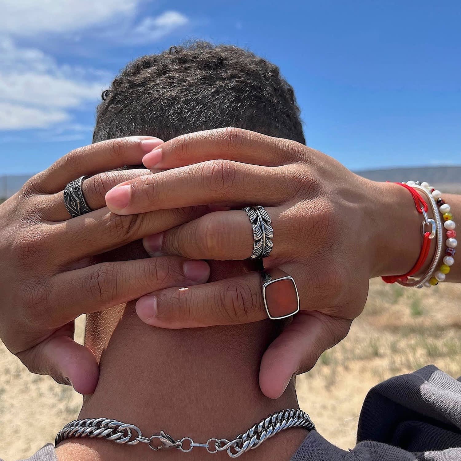 Mens streetwear rings deals