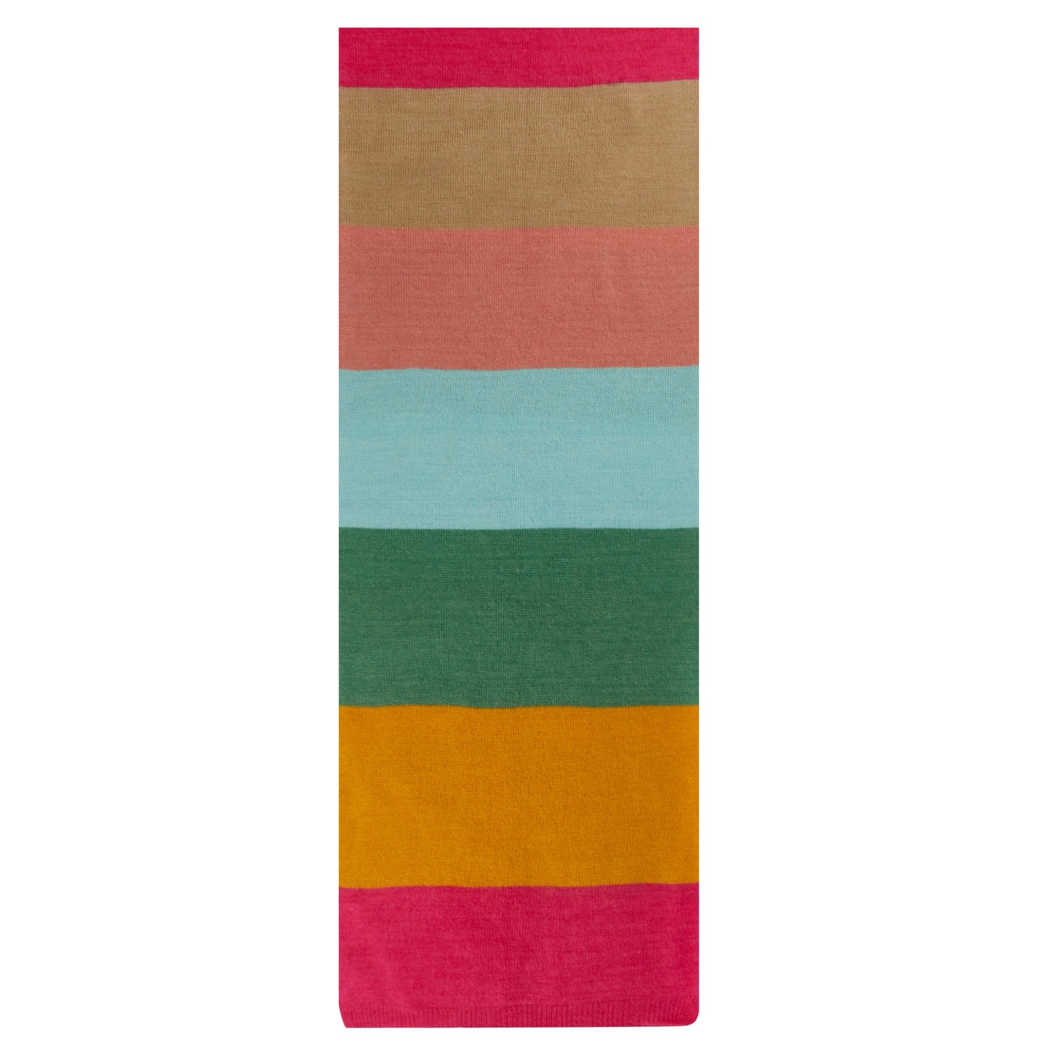 Men’s Cashmere & Merino Wool Scarf - Multi Block Burrows & Hare