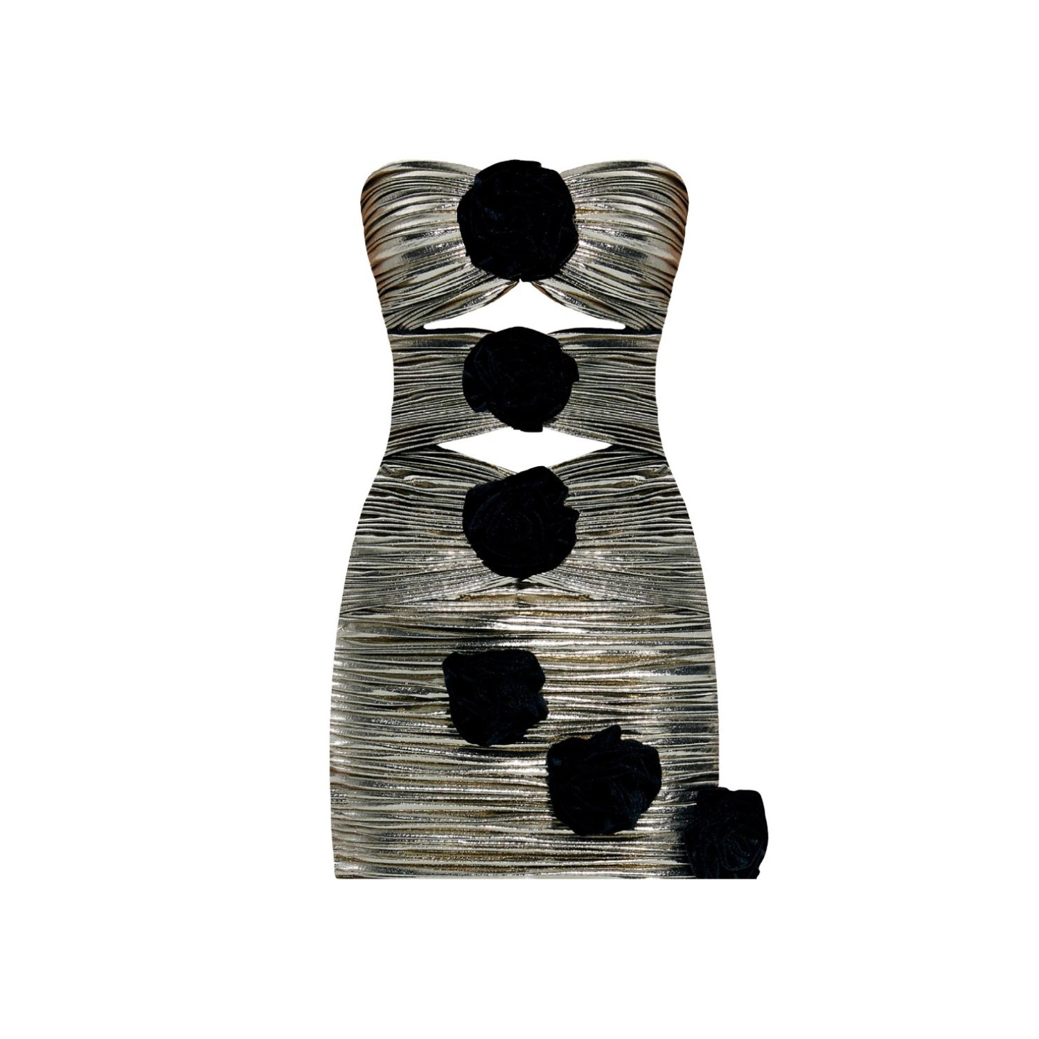 firefly twist bust mini dress HYFVE Women's Sunshine Hour Twist Front Strapless Mini Dress in White