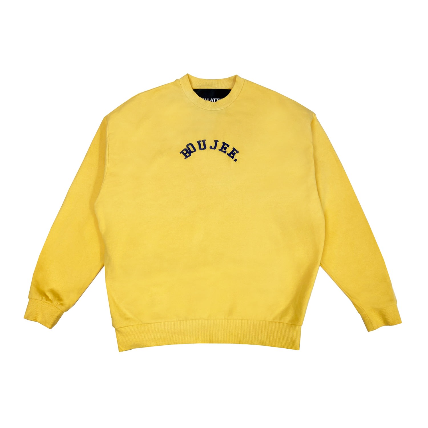Quillattire Women's Yellow / Orange Unisex Yellow Boujee Sweatshirt In Yellow/orange