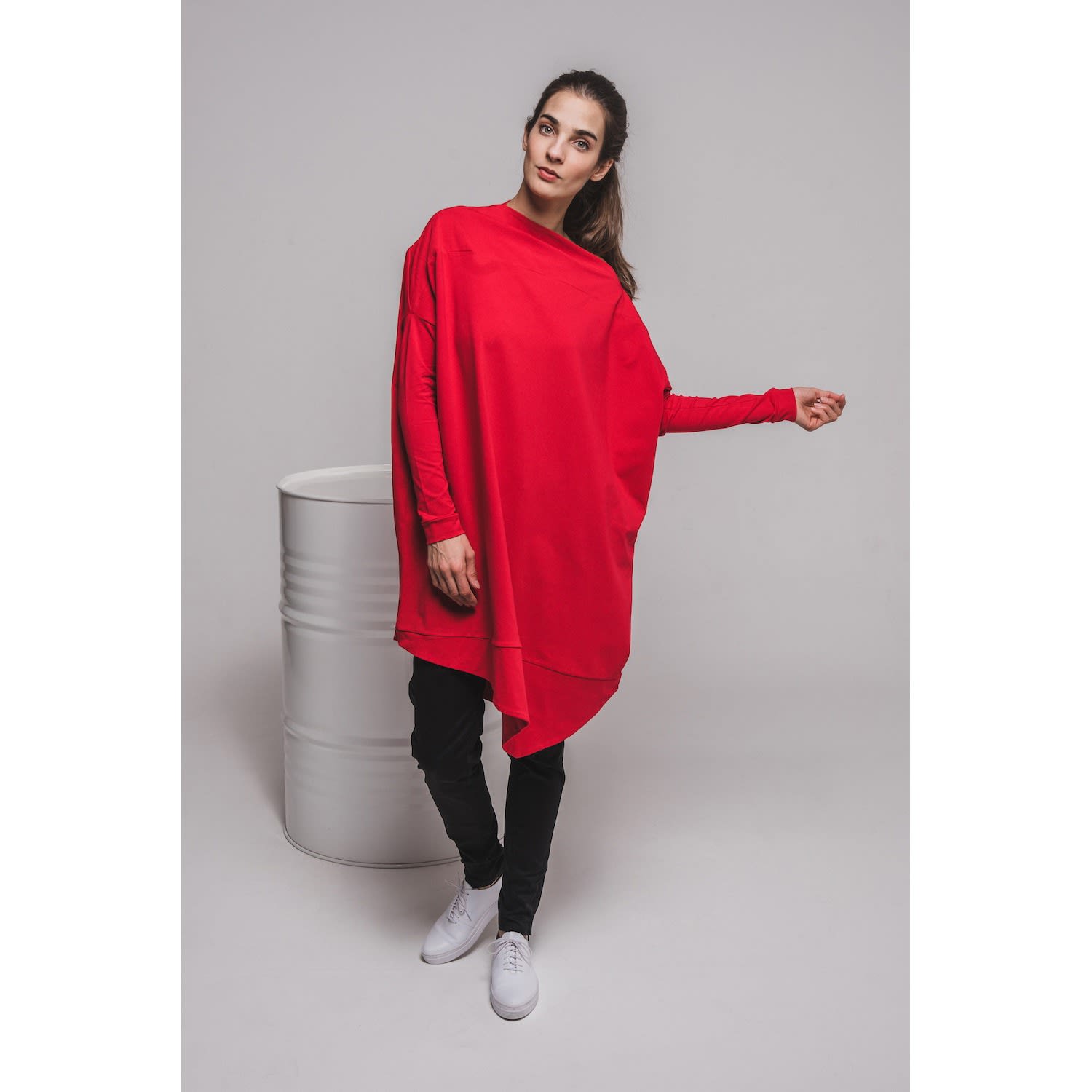asymmetric tunic dress
