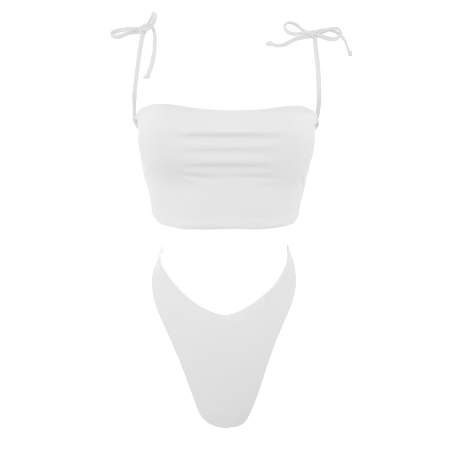 white fuller bust bikini