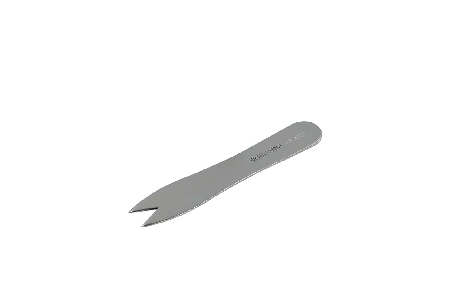 Ware Collective Silver Eat Sterling Chip Fork In Gray