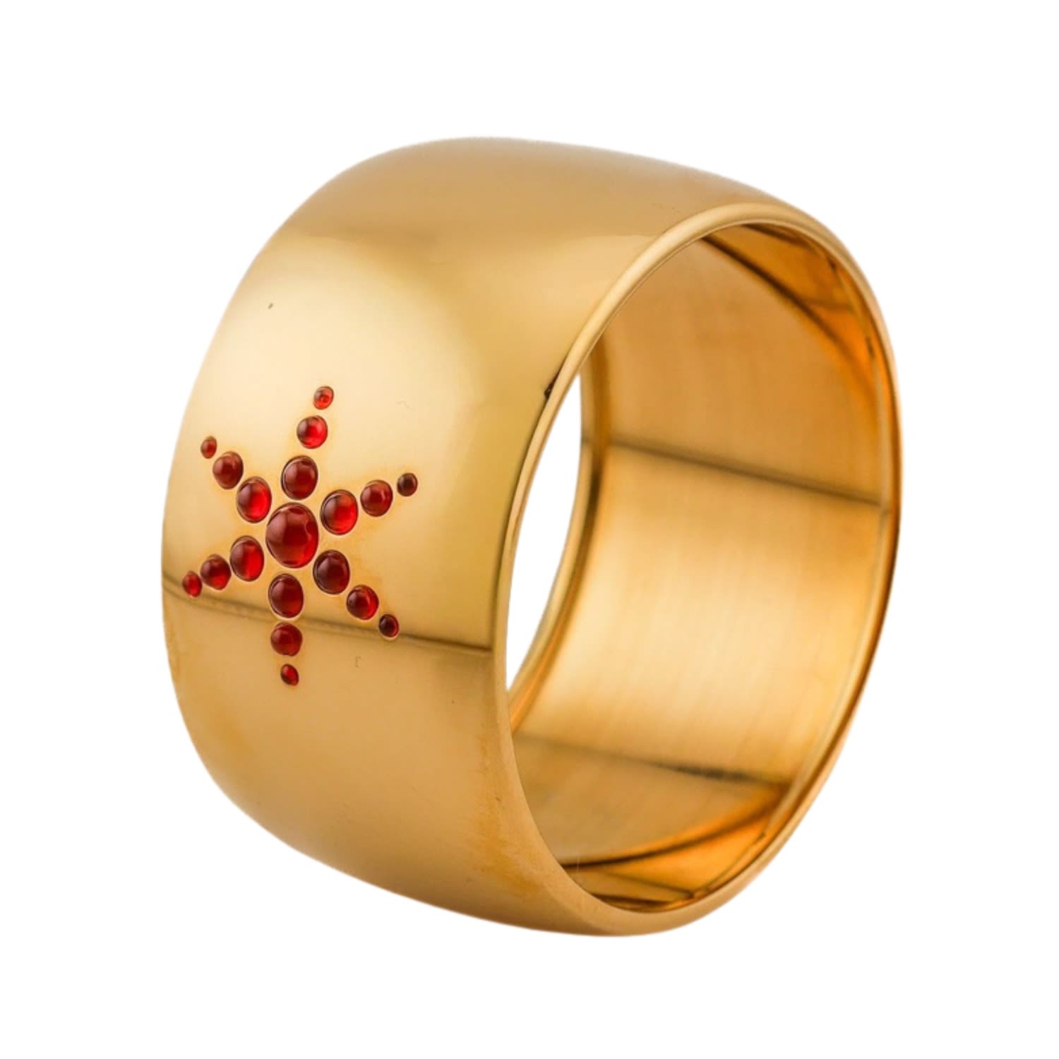 Women&rsquo;s Gold Solar Bangle | Parure London