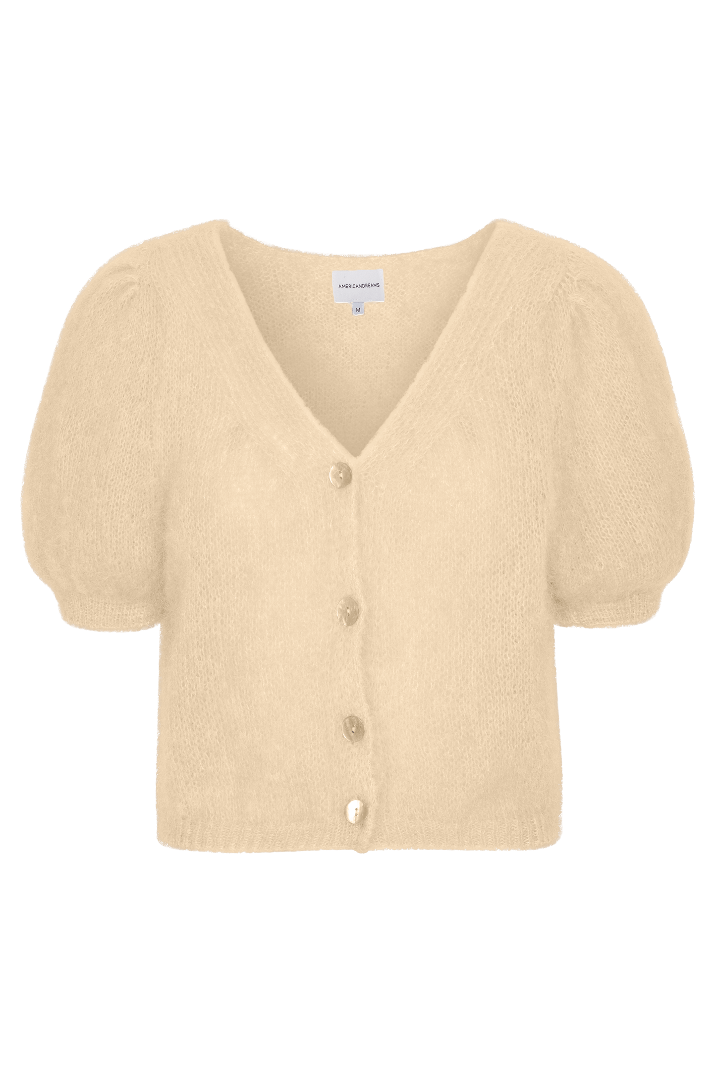 Americandreams Women's Neutrals / Yellow / Orange Harper Cardigan Almond