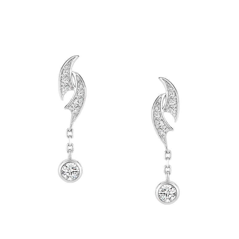 Women’s Atlantis Sterling Silver Drop Earrings Awnl