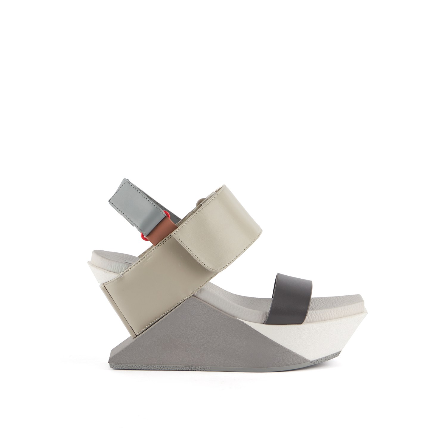 United Nude Delta Wedge Sandal In Black