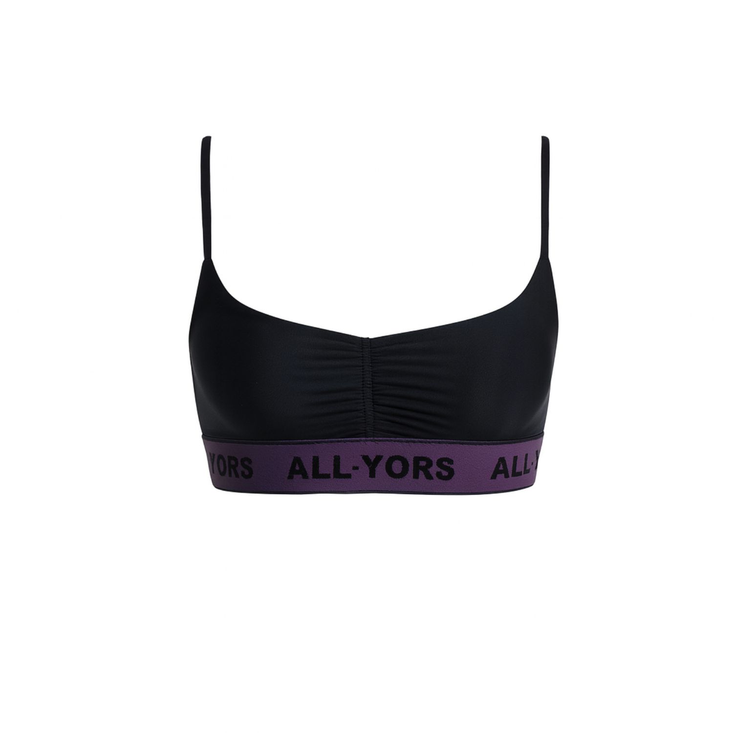 Yorstruly Women's Black Naked Babe Bra - Techsilk - Charcoal