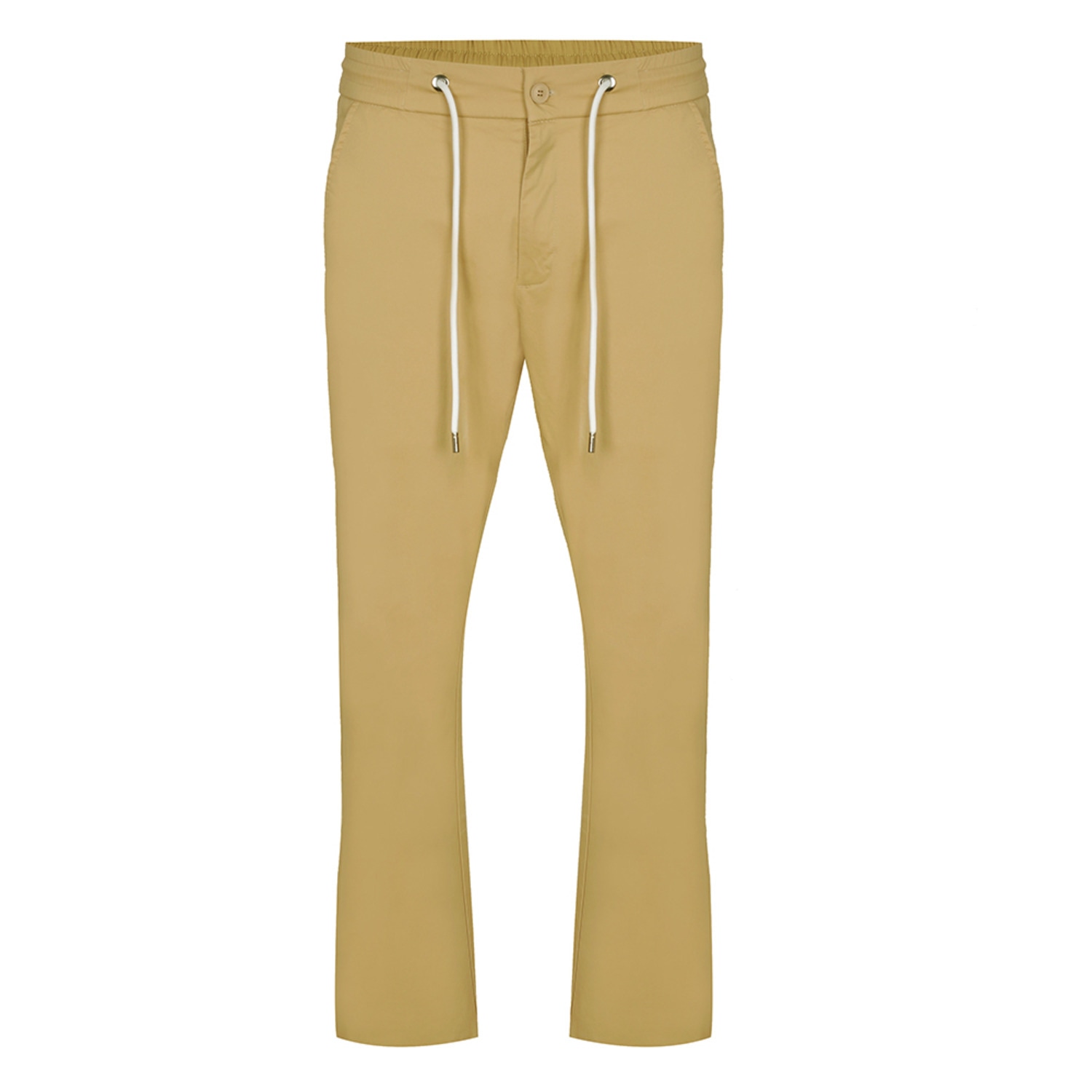 David Wej Men's Brown Loose Fit Chinos - Beige In Brown