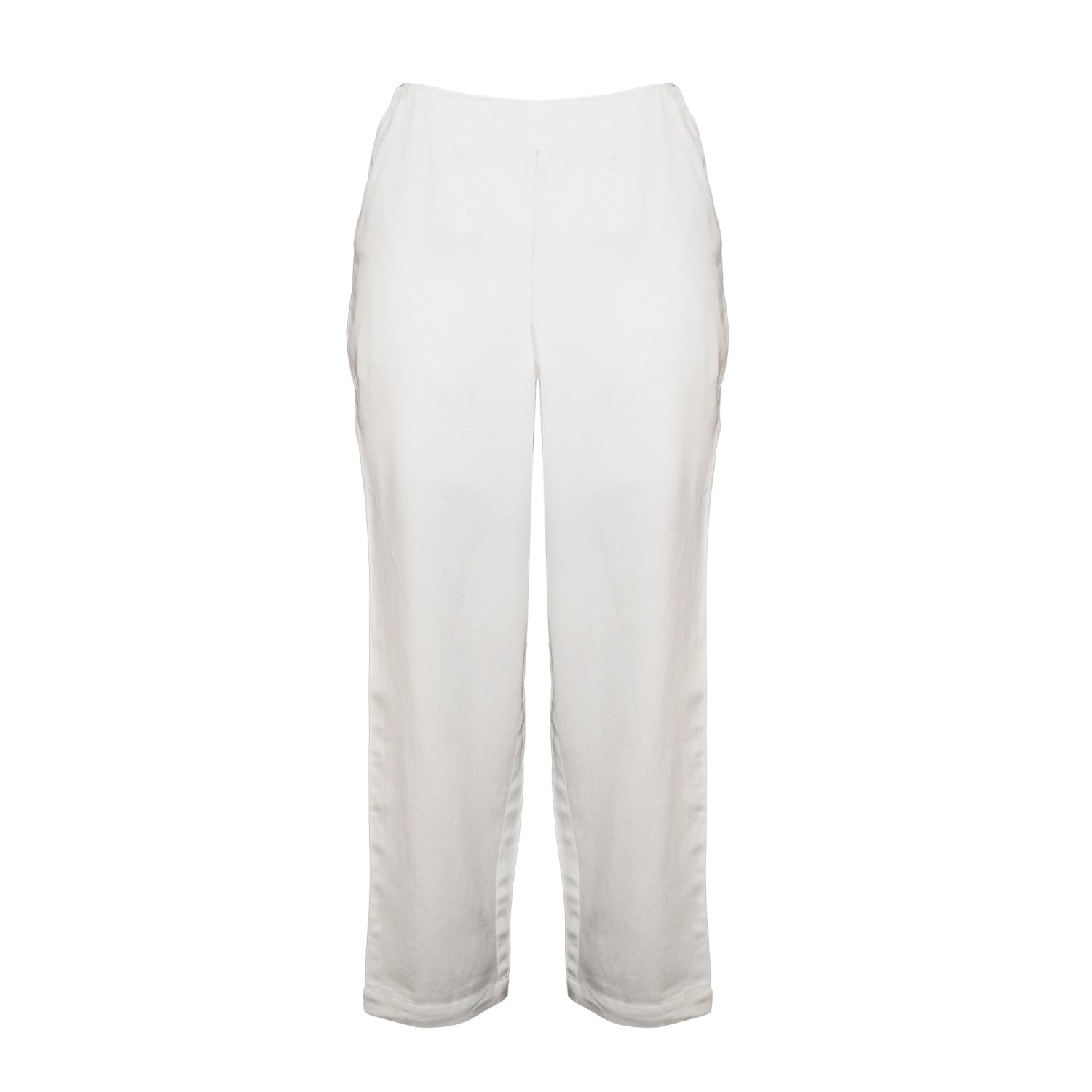 Women’s The Dana Satin Trousers In White Small Imaima