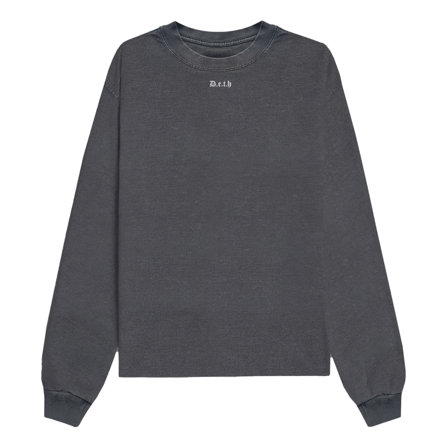 Dont Eat The Homies Men's Grey Deth Long Sleeve - Charcoal In Grey