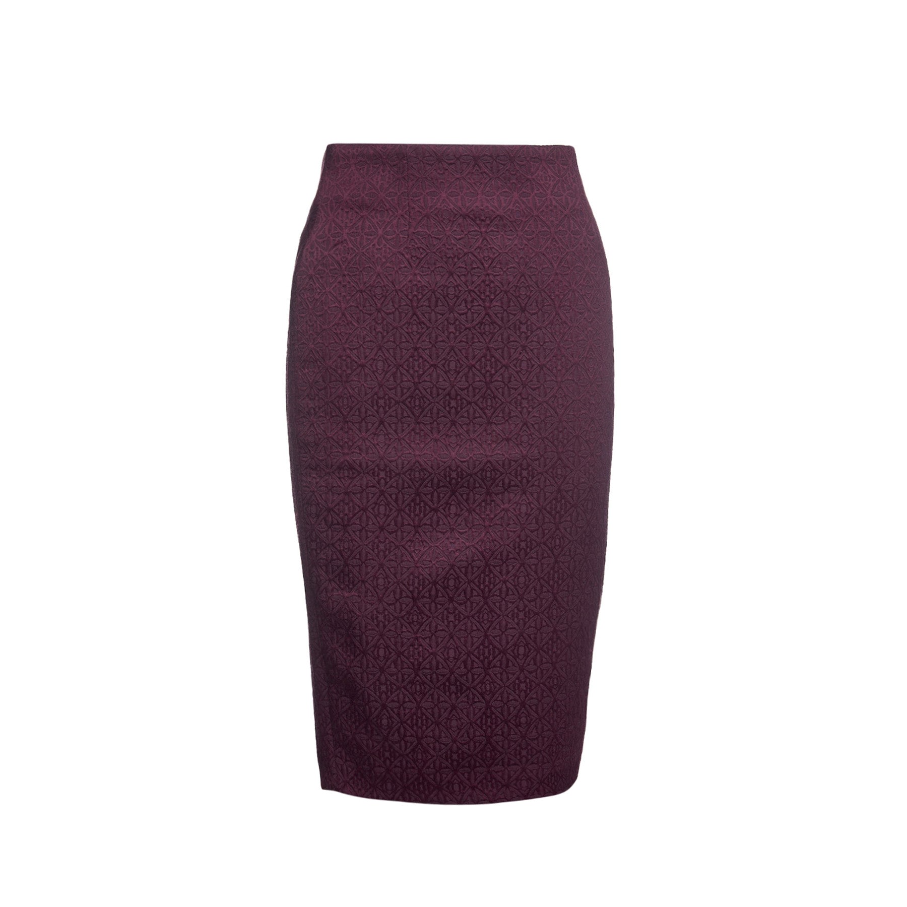 Conquista Women's Pink / Purple Brokart Pencil Skirt In Pink/purple