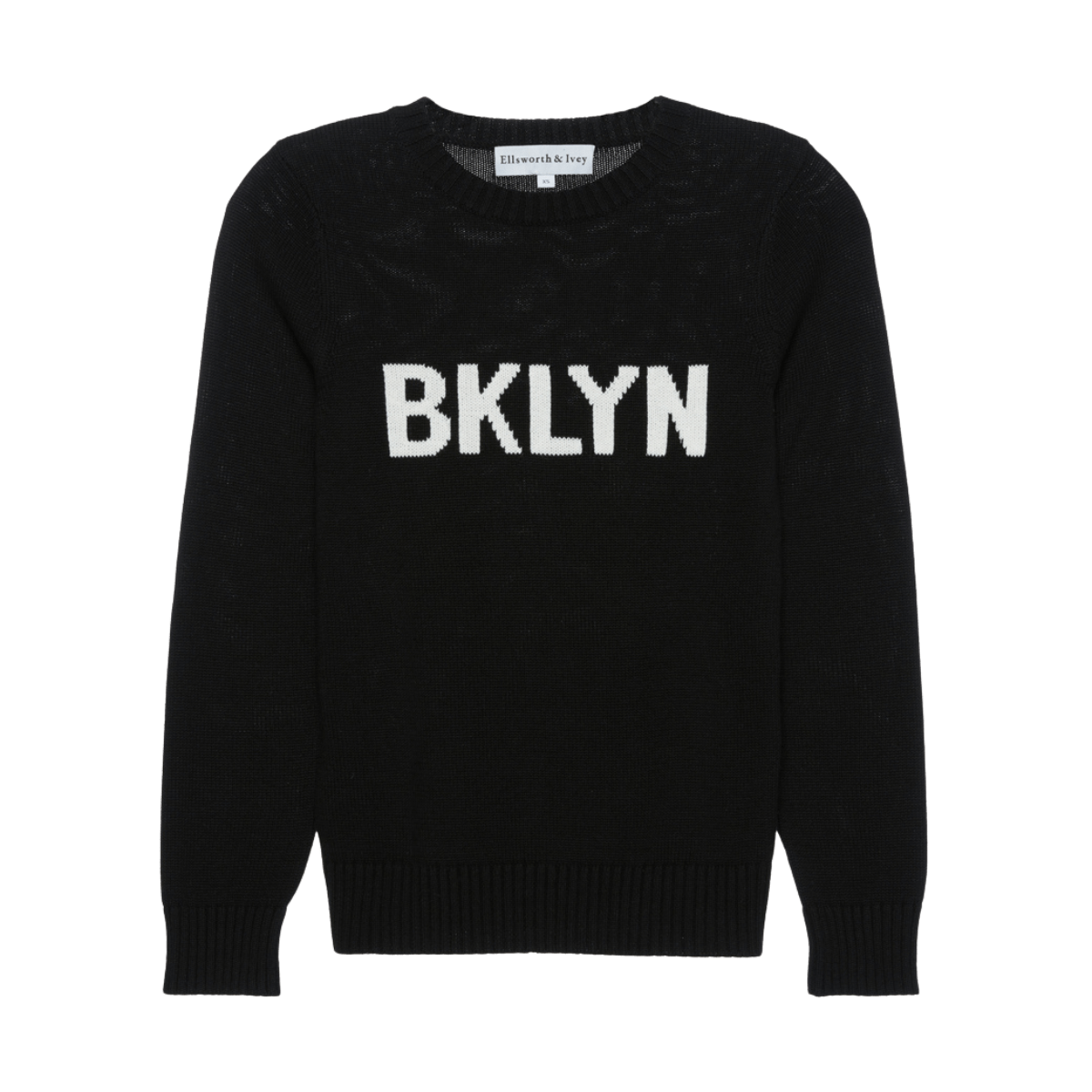 Women’s Black Bklyn Sweater Extra Large Ellsworth + Ivey