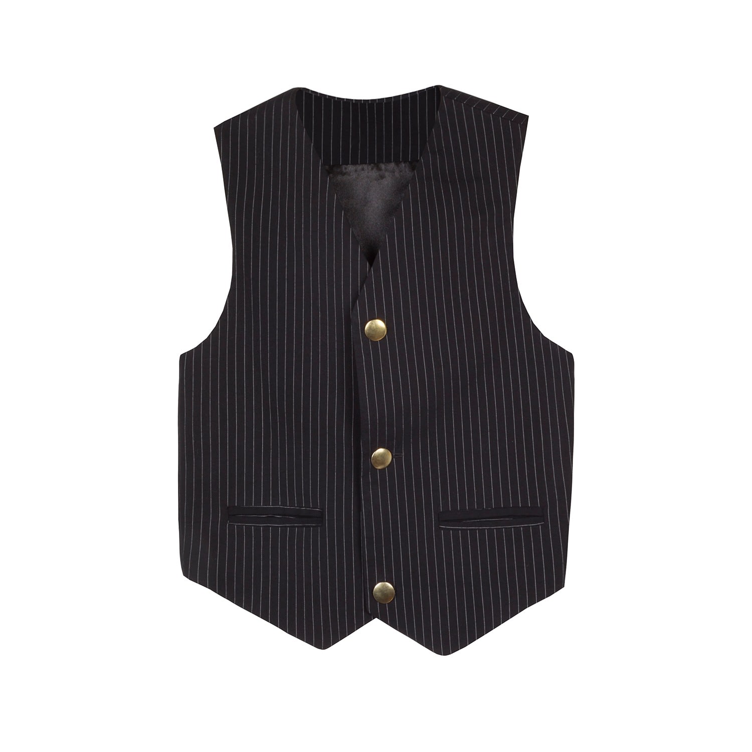 Men’s Black Office Vest Small Paloma Lira