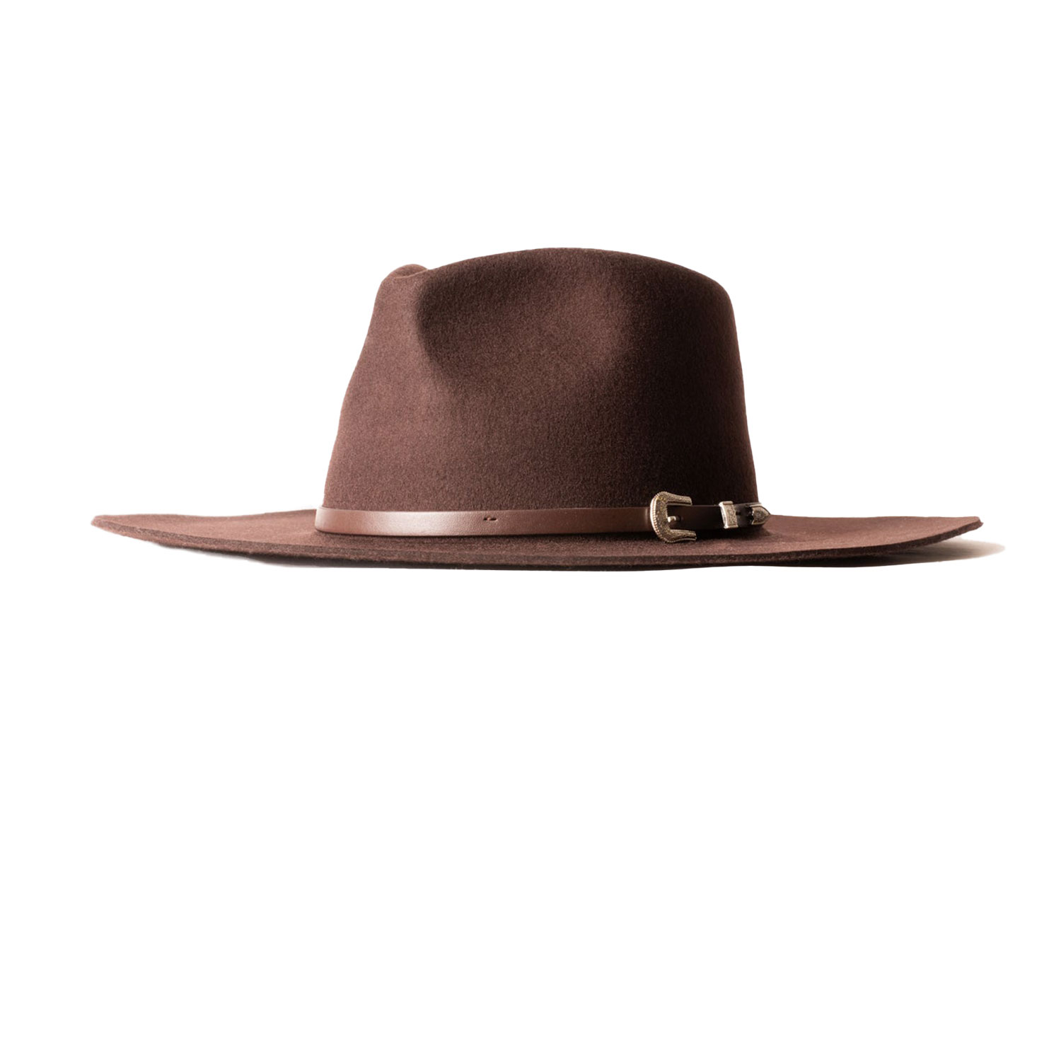 Men’s Brown Wyatt Fedora Hat - Brandy 57Cm OTHER UK