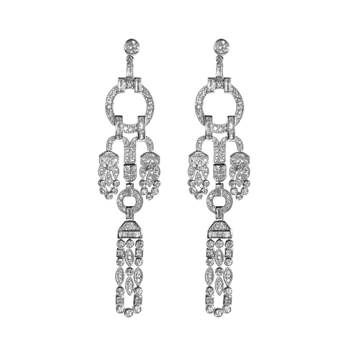 Stephanie Browne Australia Women's Silver Ophelia Madame Earrings