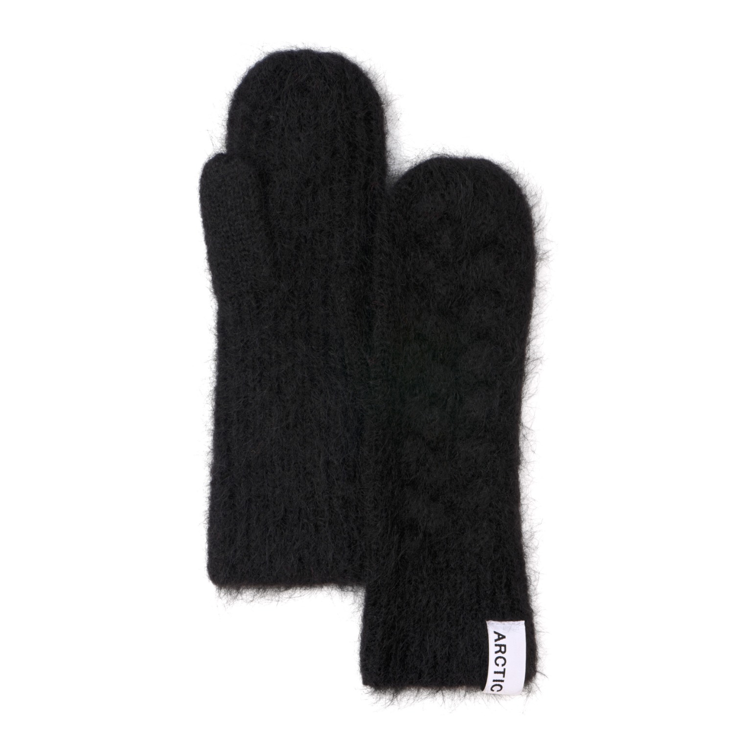 Arctic Fox & Co. Arctic Fox & Co The Mohair & Merino Wool Blend Mittens In Black