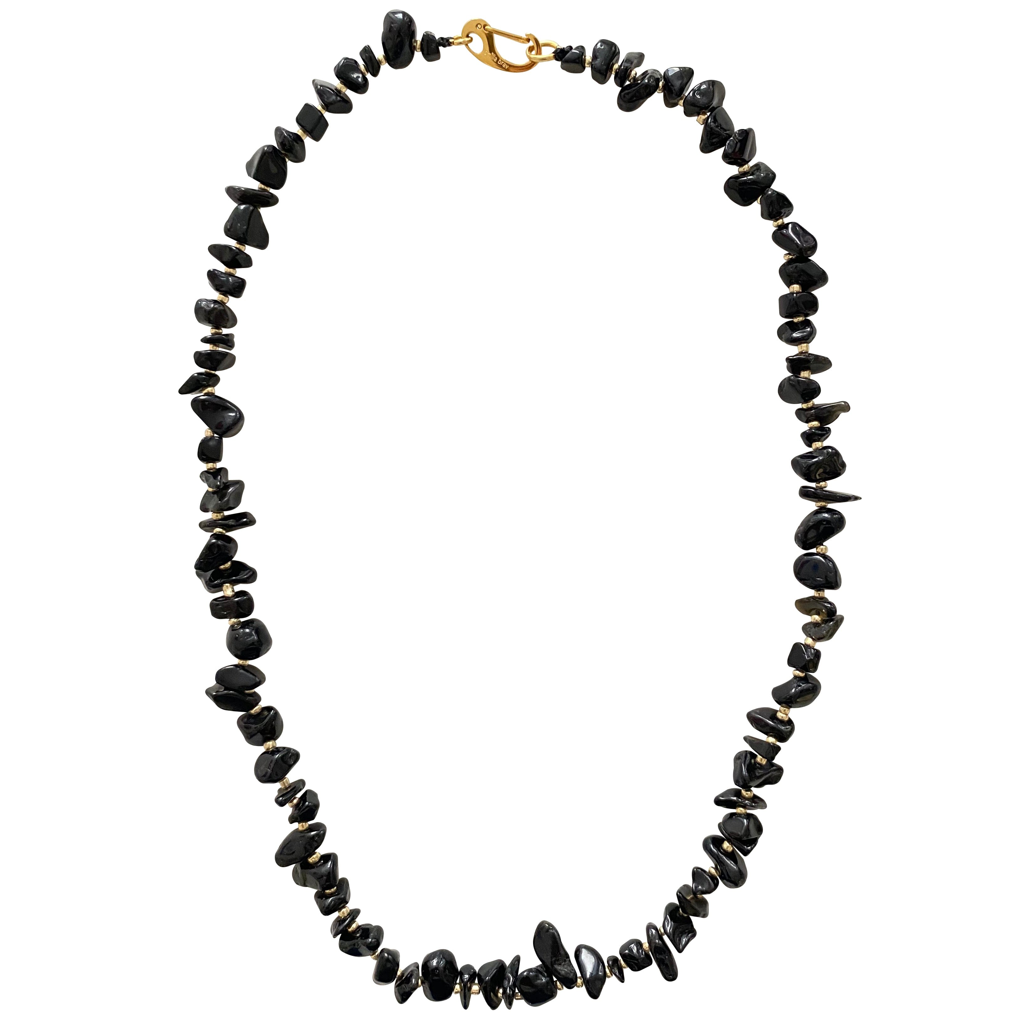 Smilla Brav Women's Gold / Black Necklace Noir In Multi