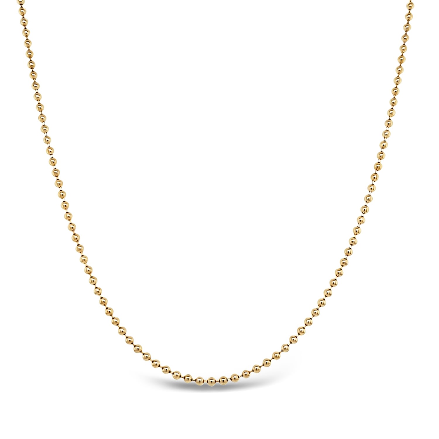 Women’s Beaded Chain Necklace - Gold Lutiro