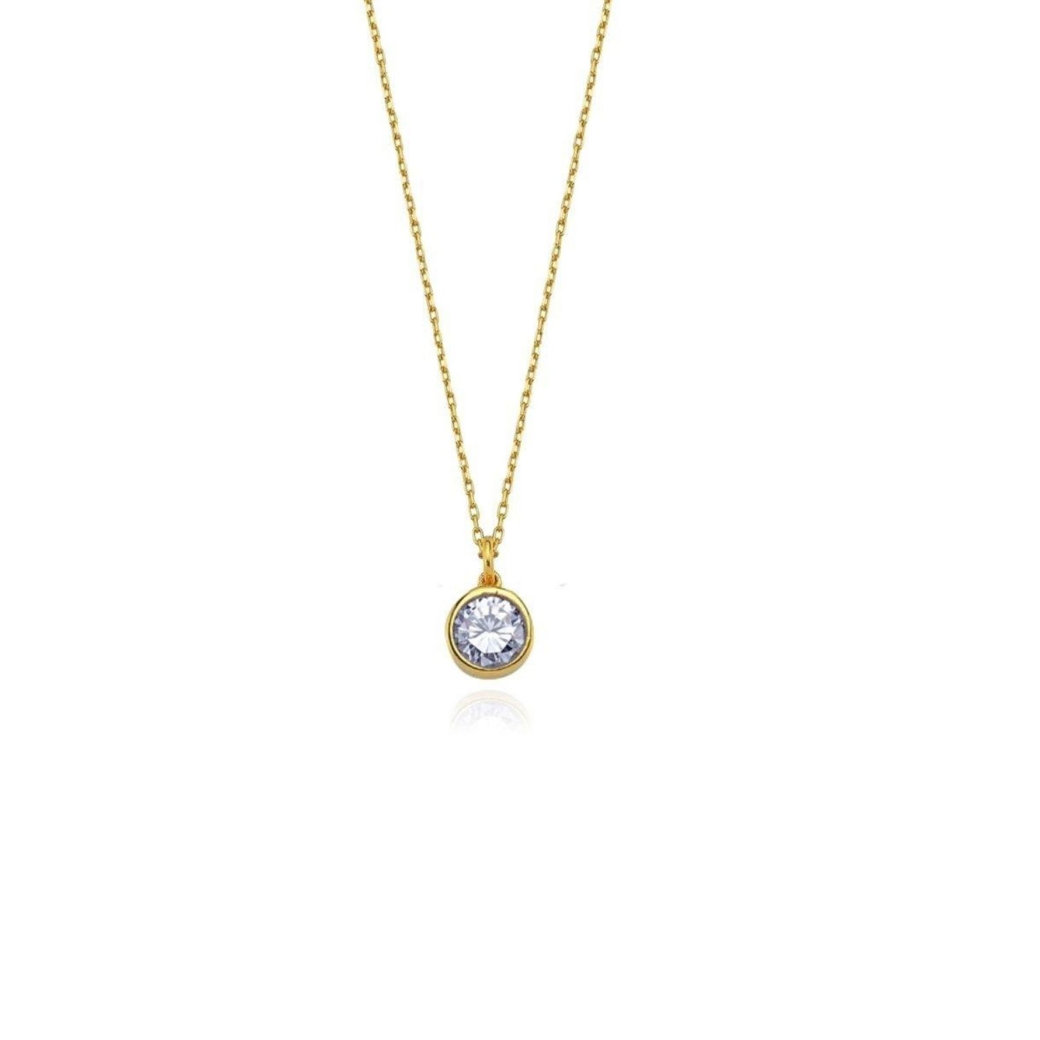 Linya Jewellery Women's Purple Cosmic Chain Zodiac Necklace Lilac Birthstone In Purple
