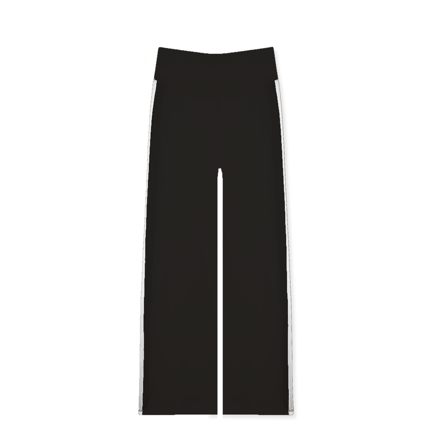 Marianne By Marie Jordane Women's Black / White Dylan Black Wide-leg Pants In Black/white
