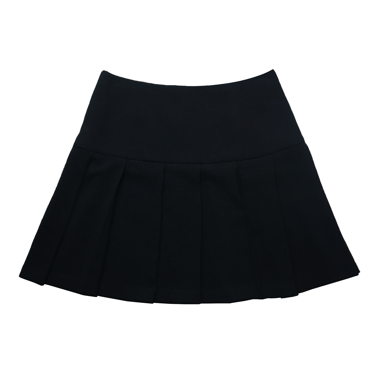 2kstyle Women's Tolu Pleated Crepe Mini Skirt - Black In Black