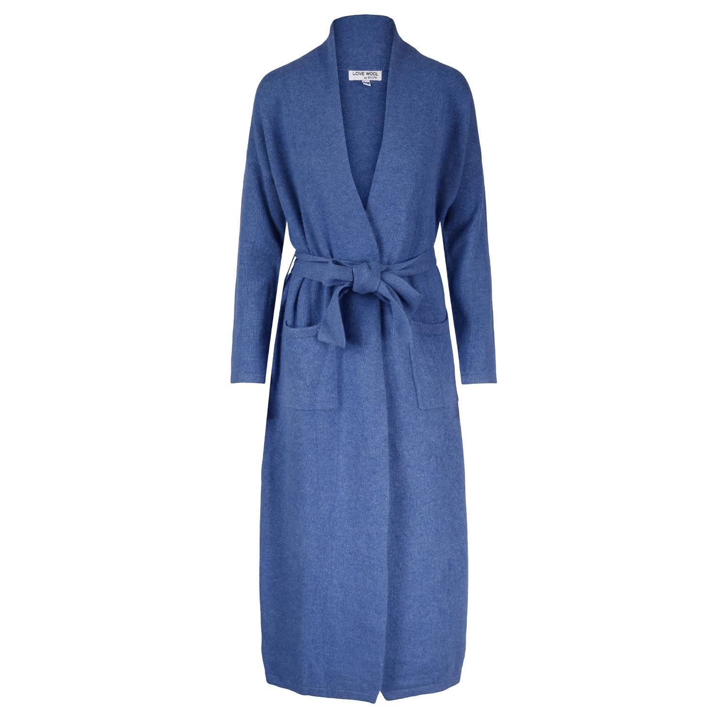 Tirillm Women's "camilla" Cashmere Dressing Gown- Blue In Blue