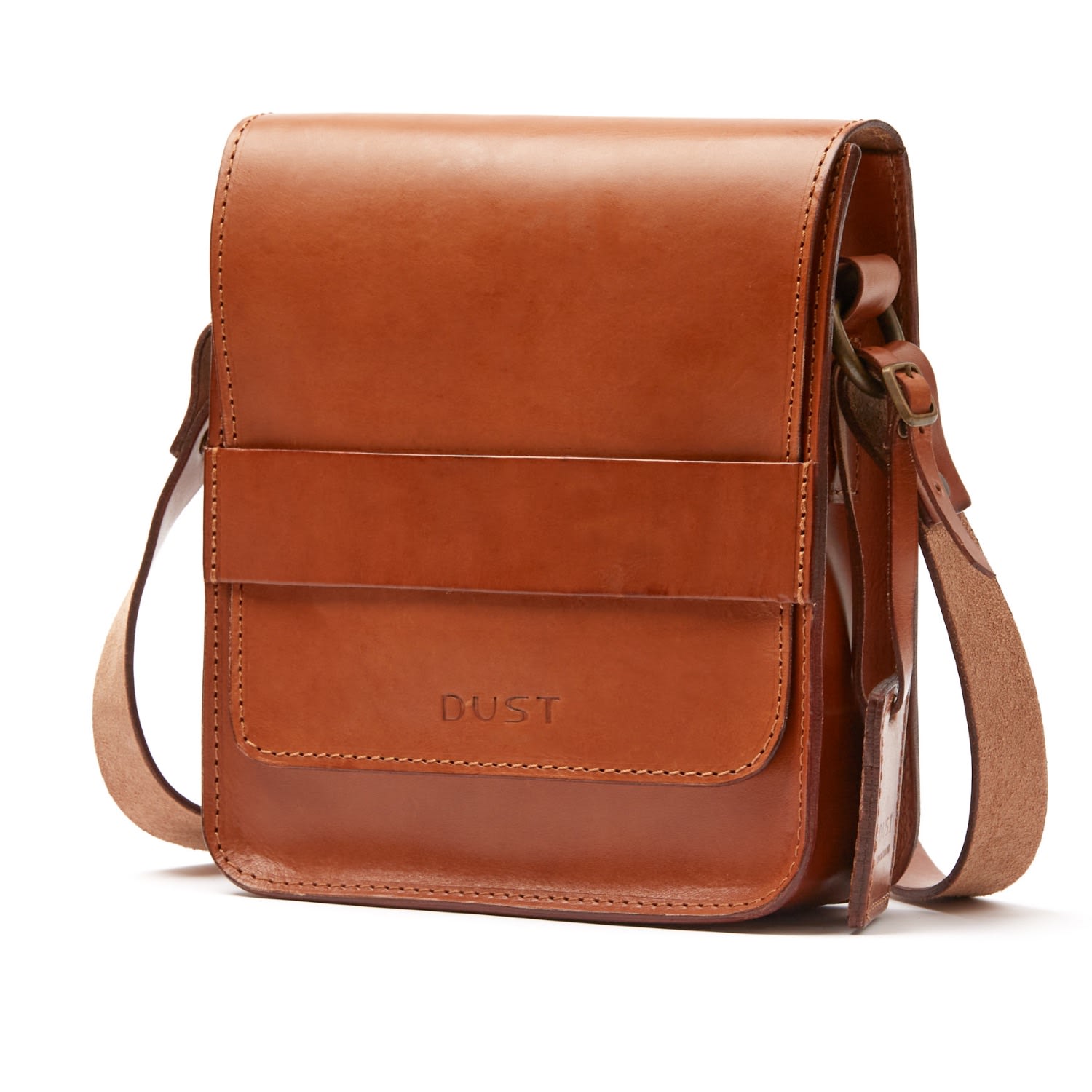 Women’s Leather Messenger Brown Camden Collection The Dust Company