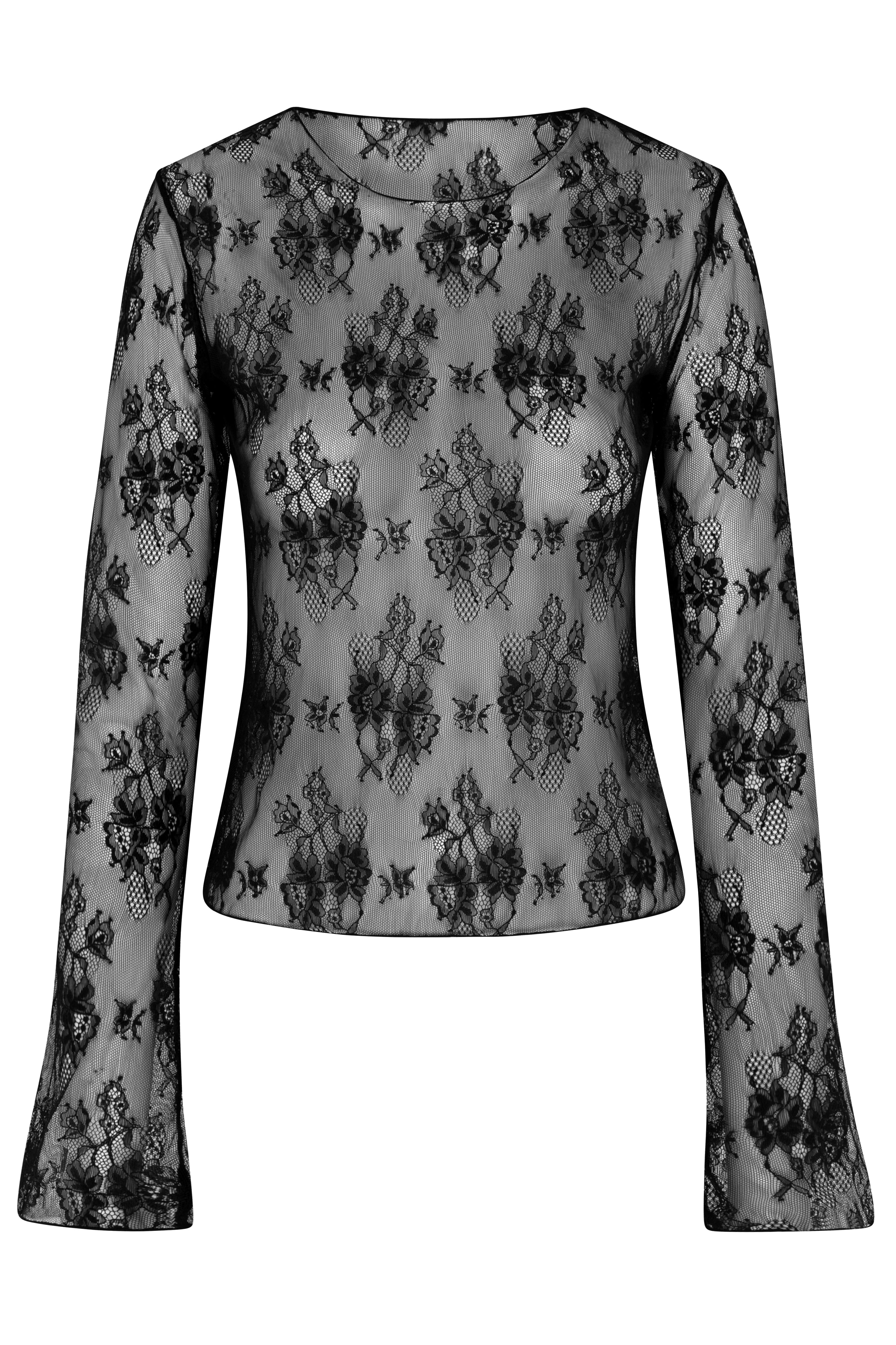 Women’s Millie Top - Black Extra Large Wild Lovers London