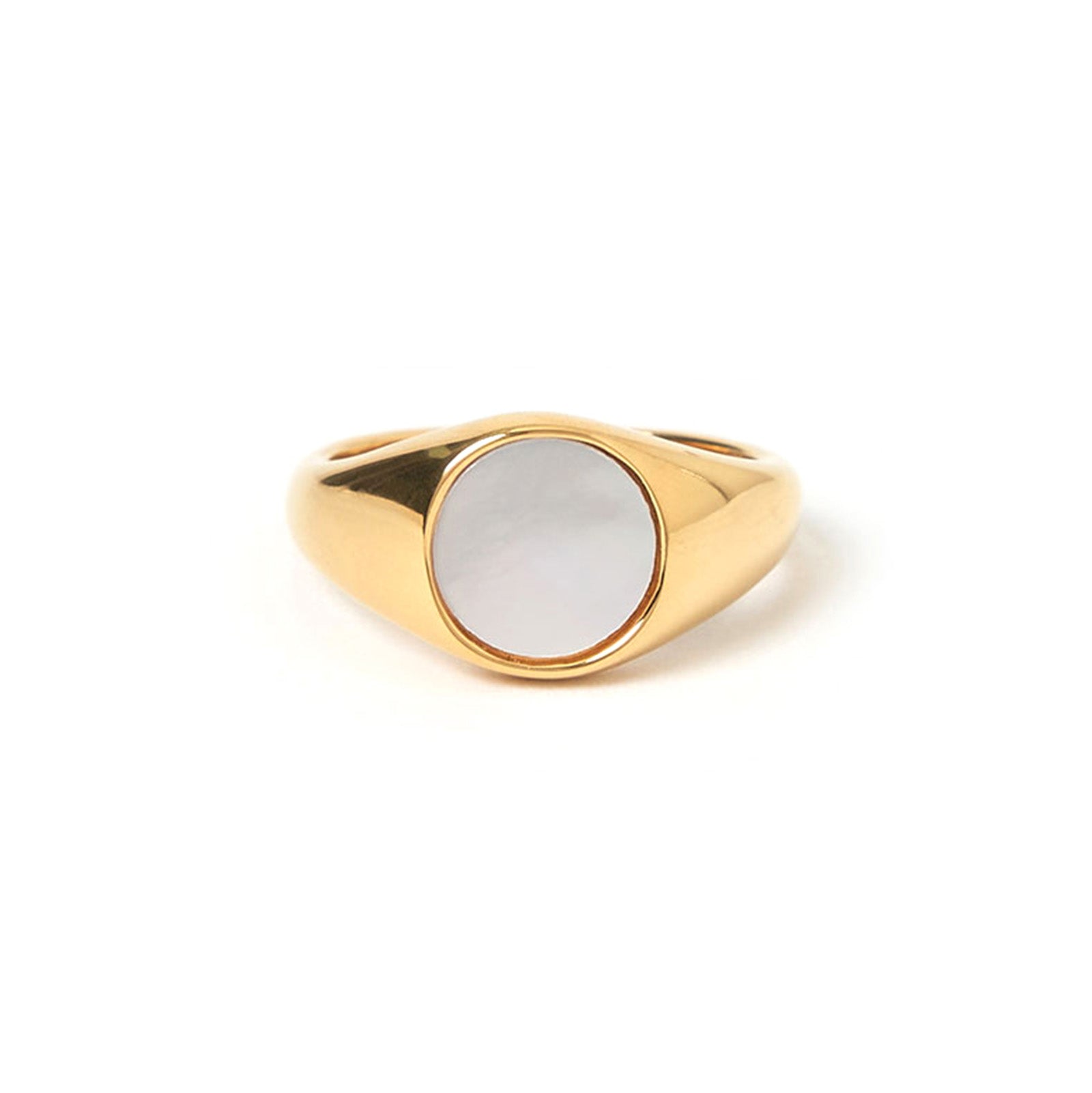 Women’s Amira Gold & Pearl Ring Arms of Eve